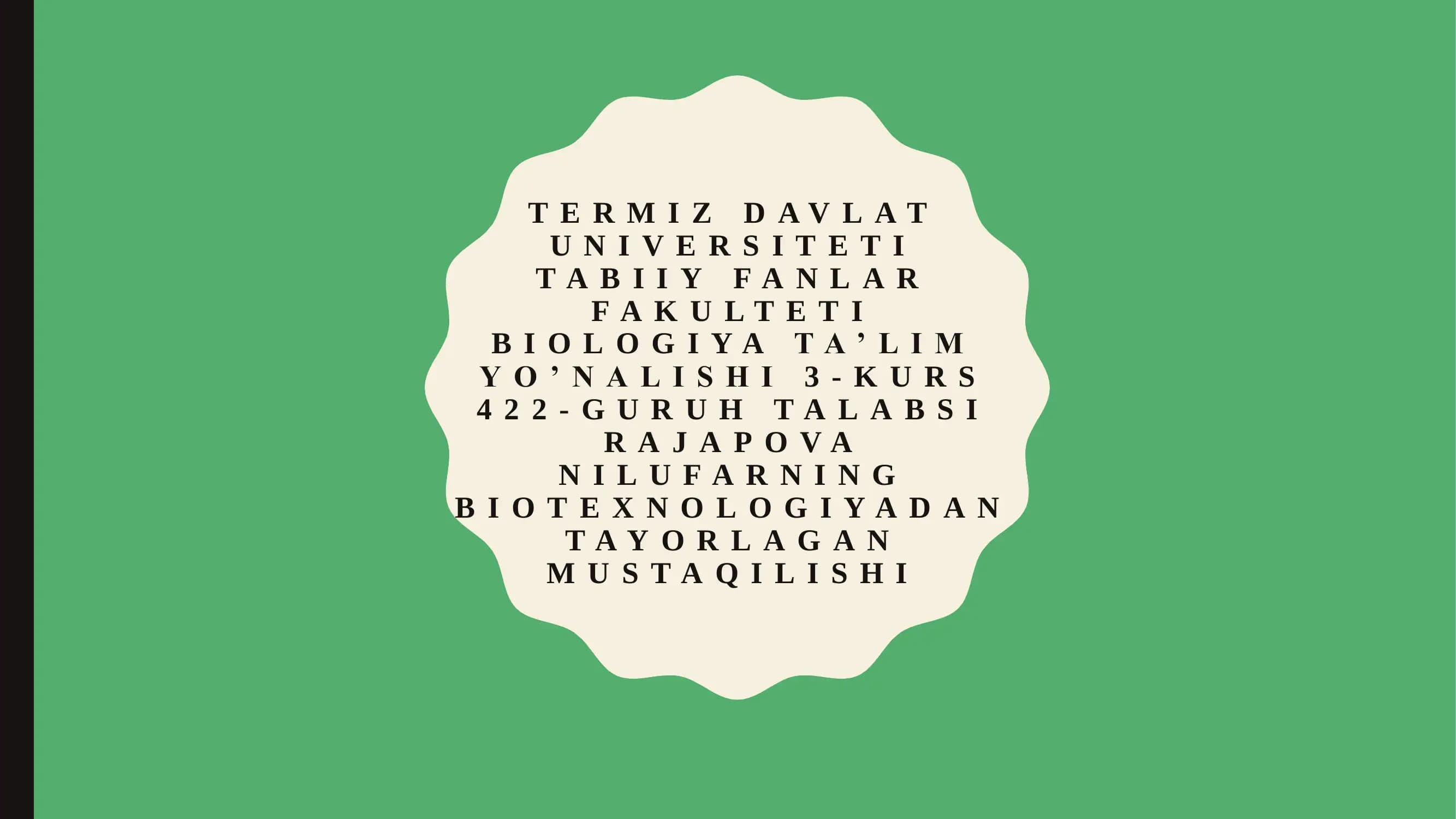 MIKROORGANIZMLAR YORDAMIDA TRANSGEN OQSILLAR OLISH TEXNOLOGIYALARI