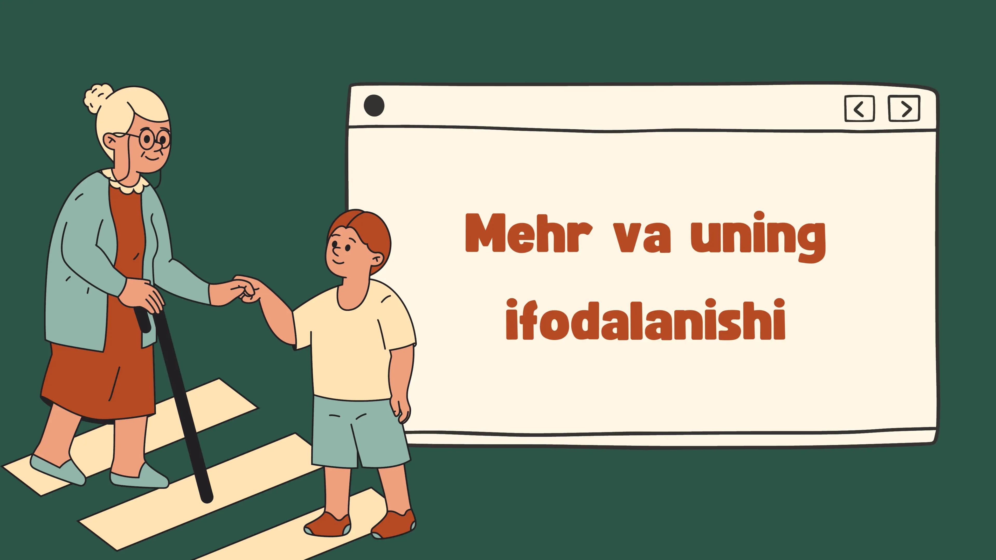 Mehr va uning ifodalanishi