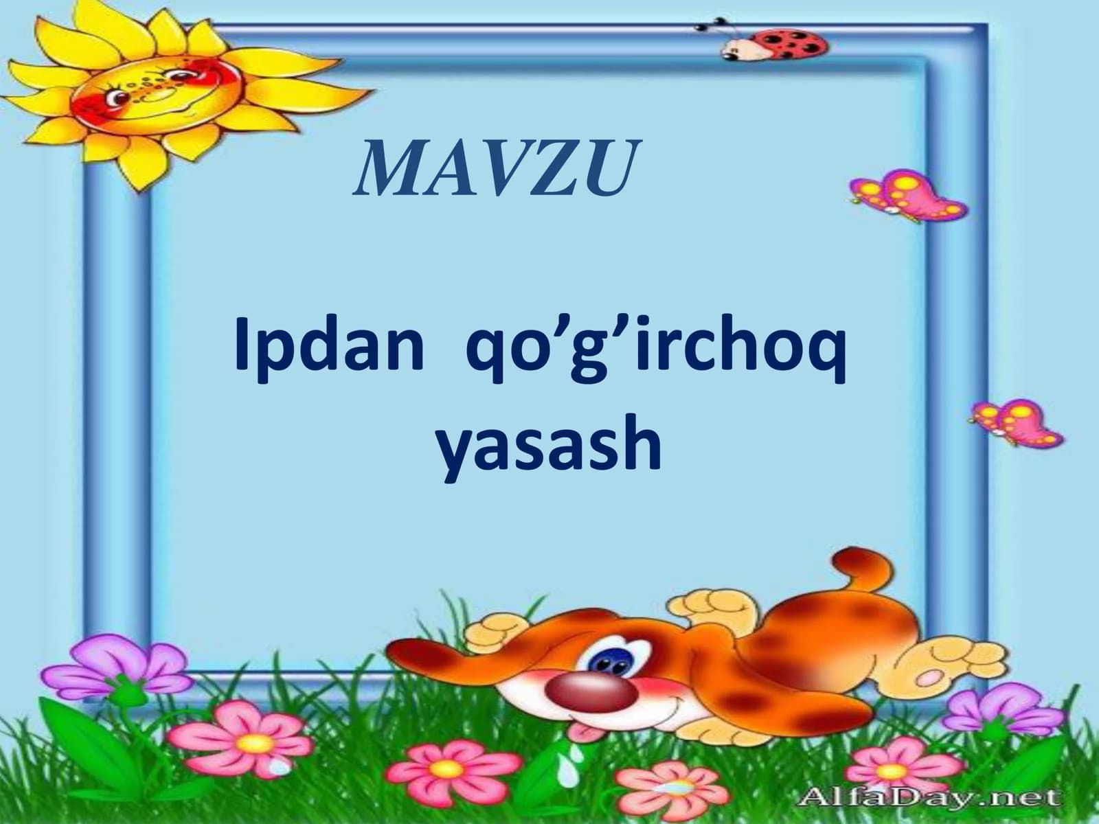 4-sinf Texologiya Ipdan qo'g'irchoq yasash dars ishlanma