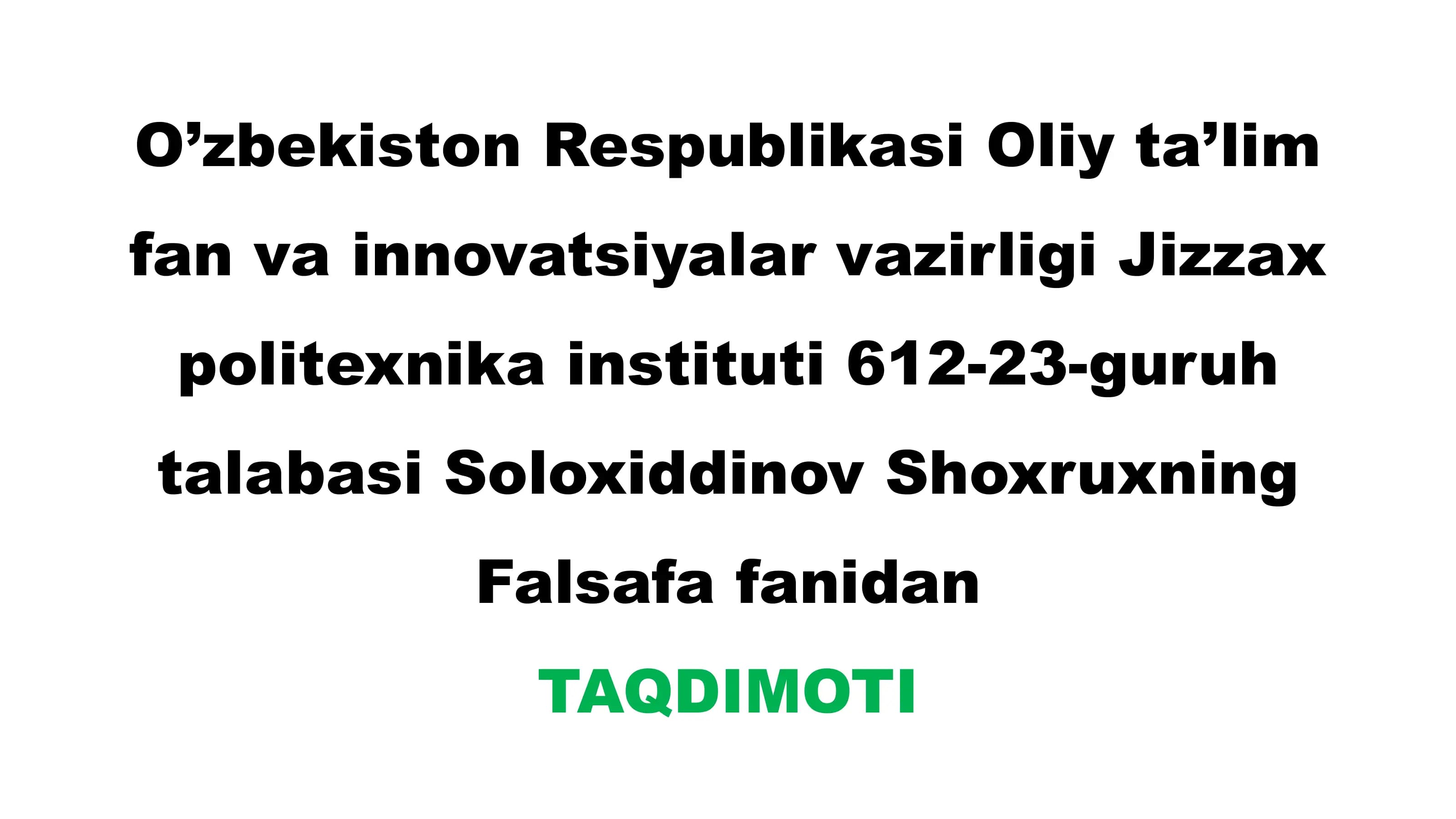 Falsafiy tafakkur taraqqiyot bosqichlari. Ğarb falsafasi