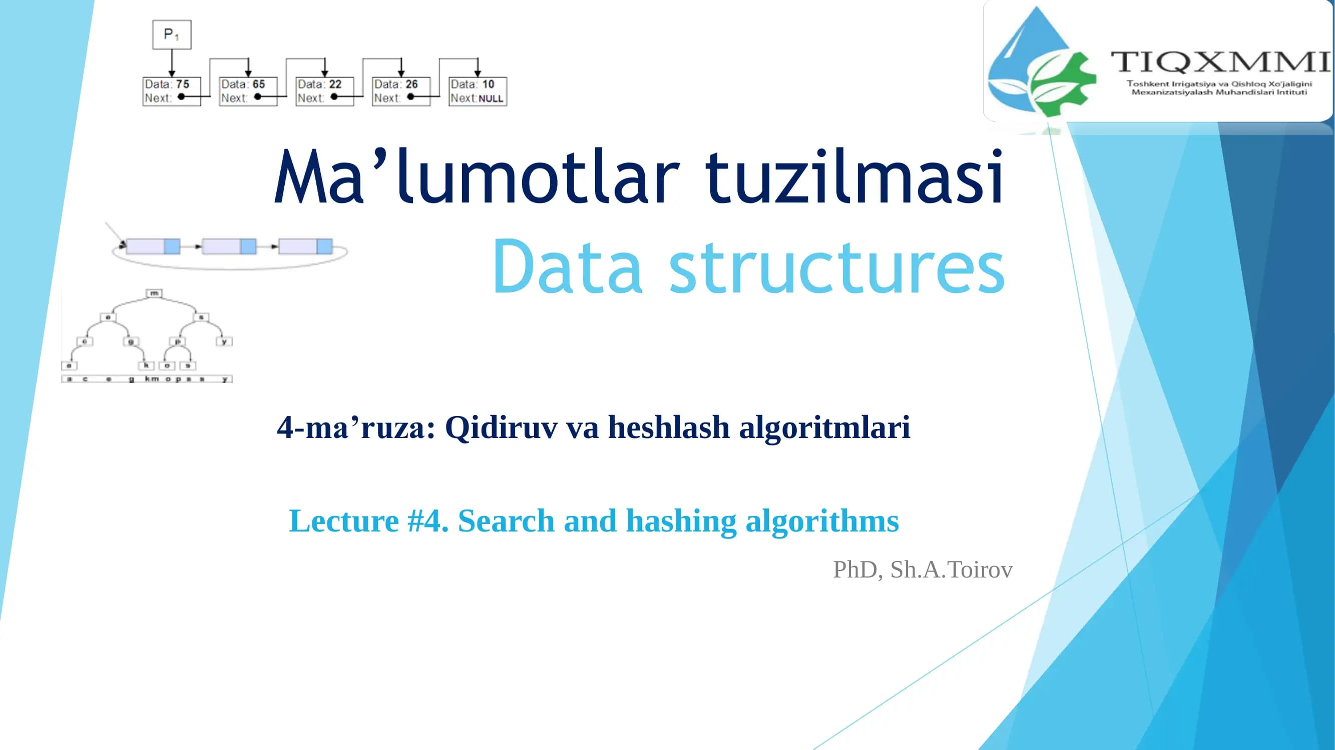 Ma’lumotlar tuzilmasi