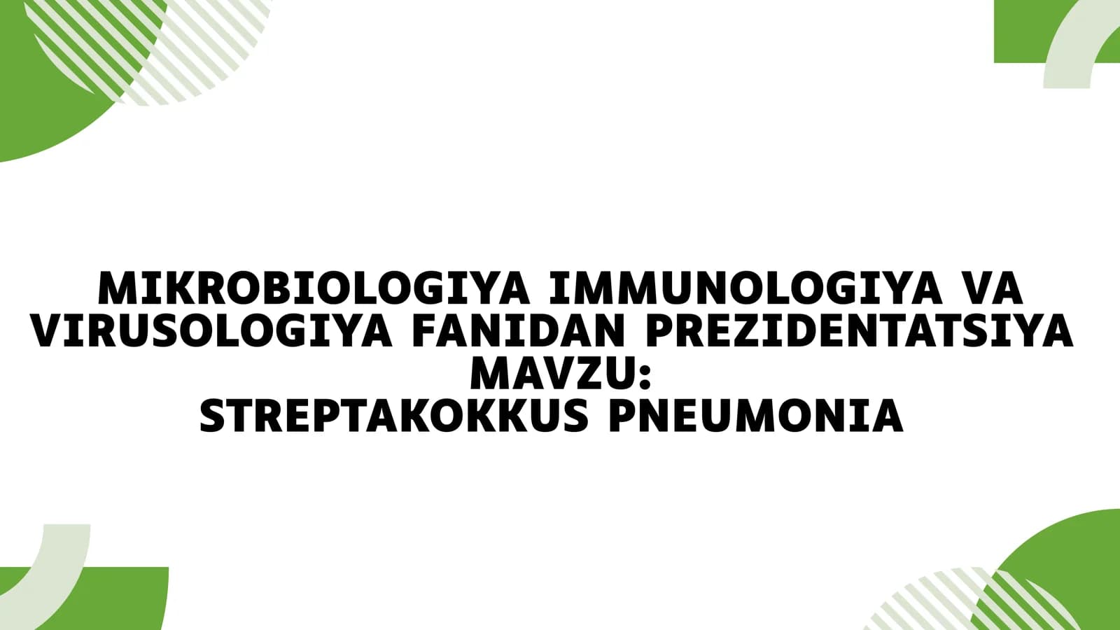 STREPTAKOKKUS PNEUMONIA