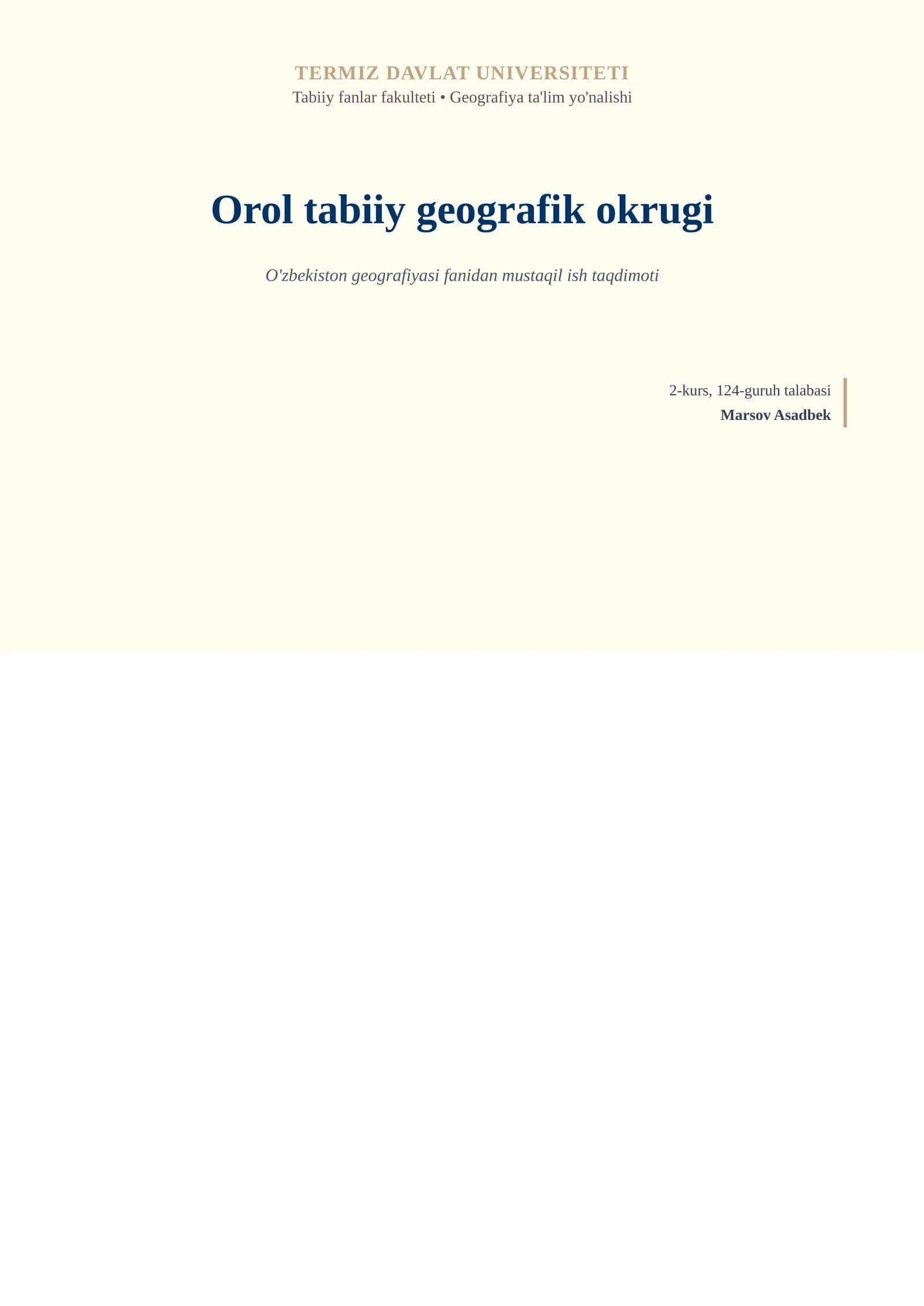 Orol tabiiy geografik okrugi
