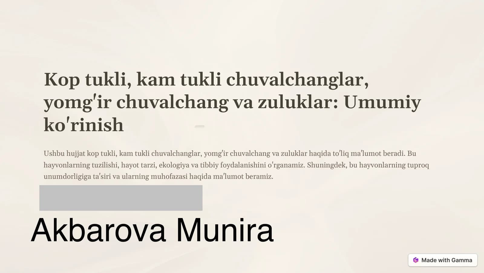 Kop tukli, kam tukli chuvalchanglar, yomg'ir chuvalchang va zuluklar: Umumiy ko'rinish