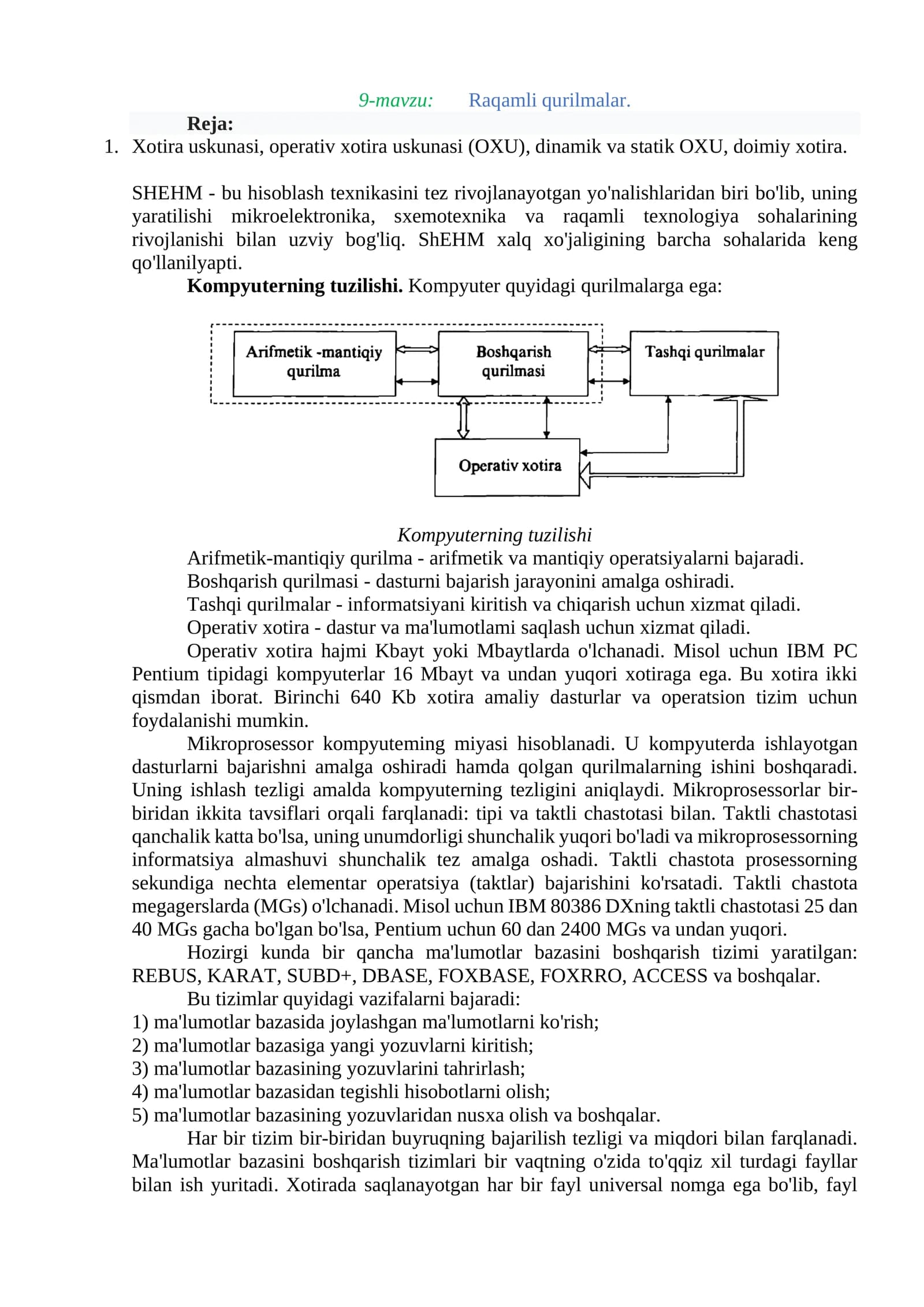 Raqamli qurilmalar