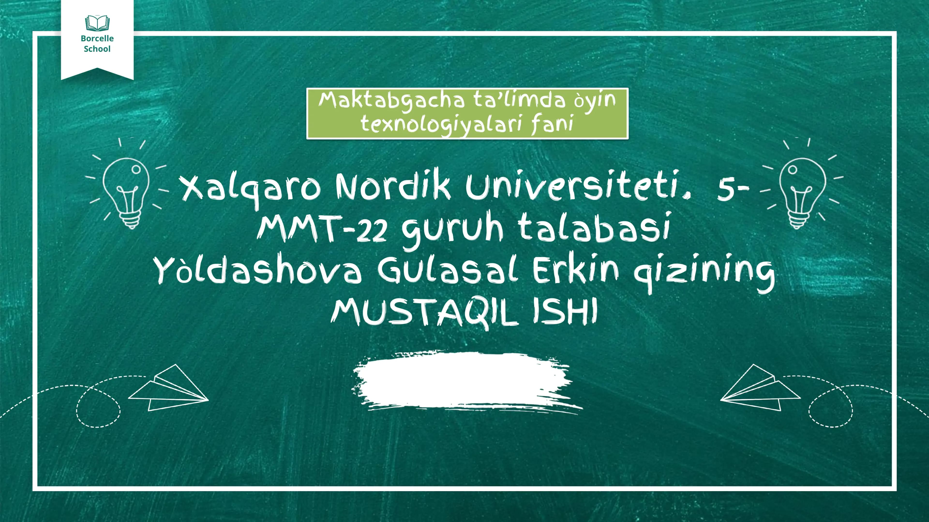 Bolalarga psixologik ta’sir ko’rsatishda òyinlarning ahamiyati