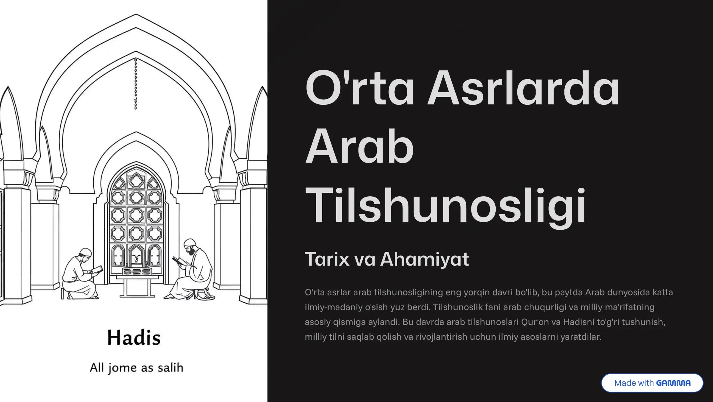 Arab Tilshunosligi