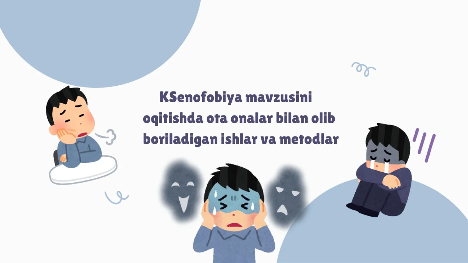 Ksenofobiya mavzusini oqitishda ota onalar bilan olib boriladigan ishlar va metodlar
