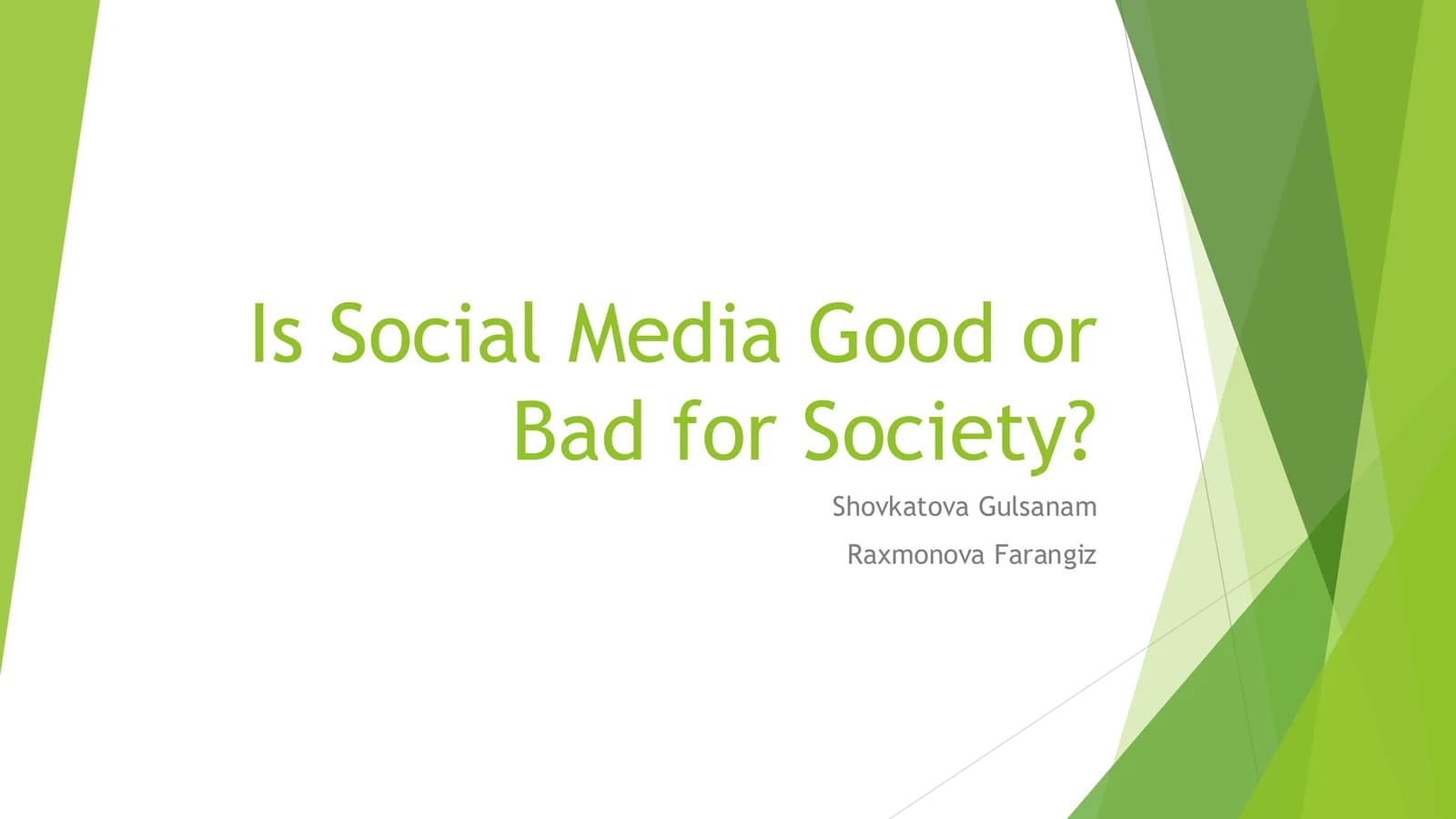 Is Social Media Good or Bad for Society?