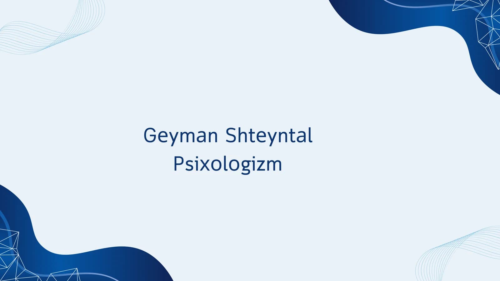 Psiхоlоgizm