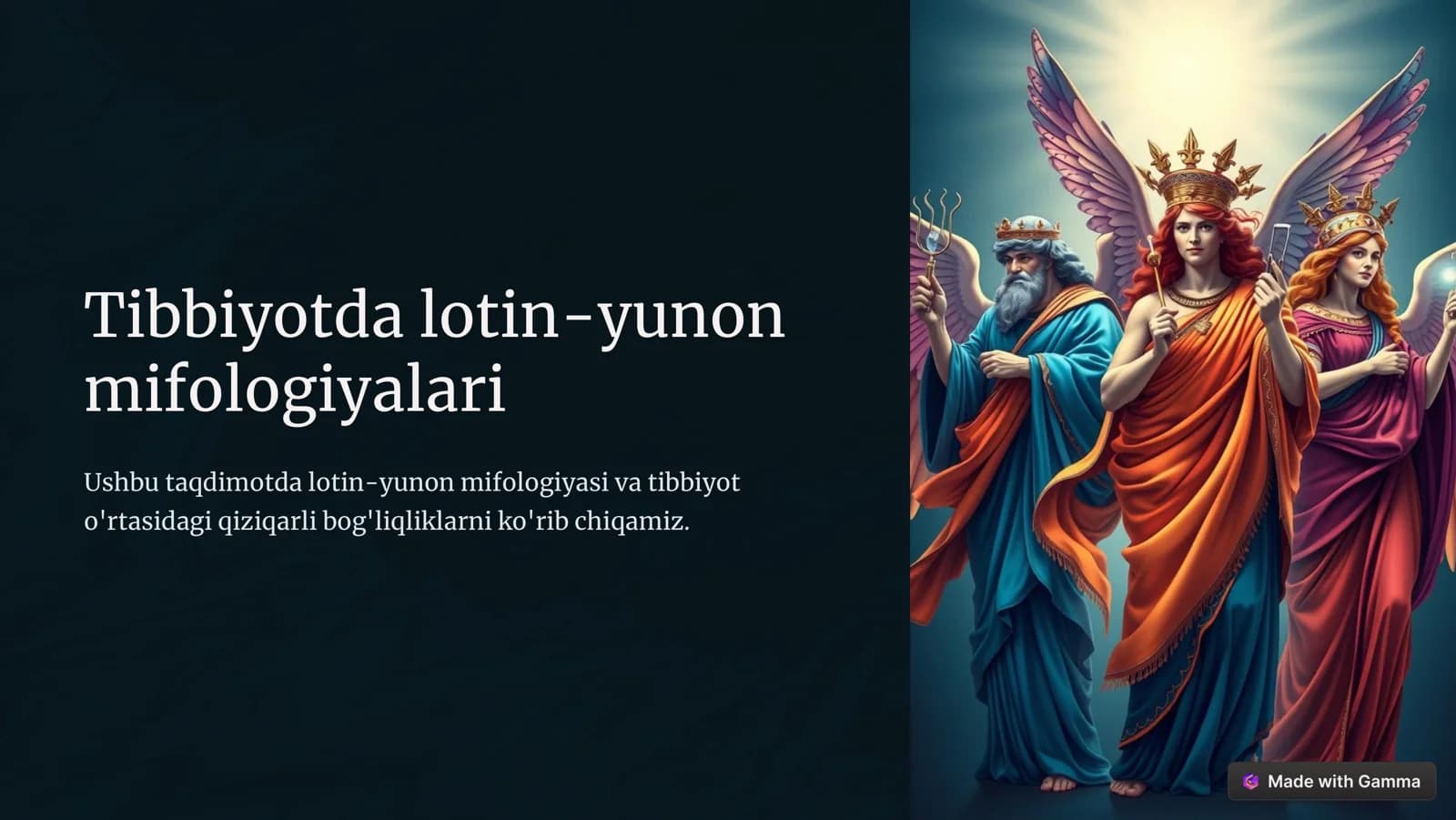 Tibbiyotda lotin-yunon mifologiyalari