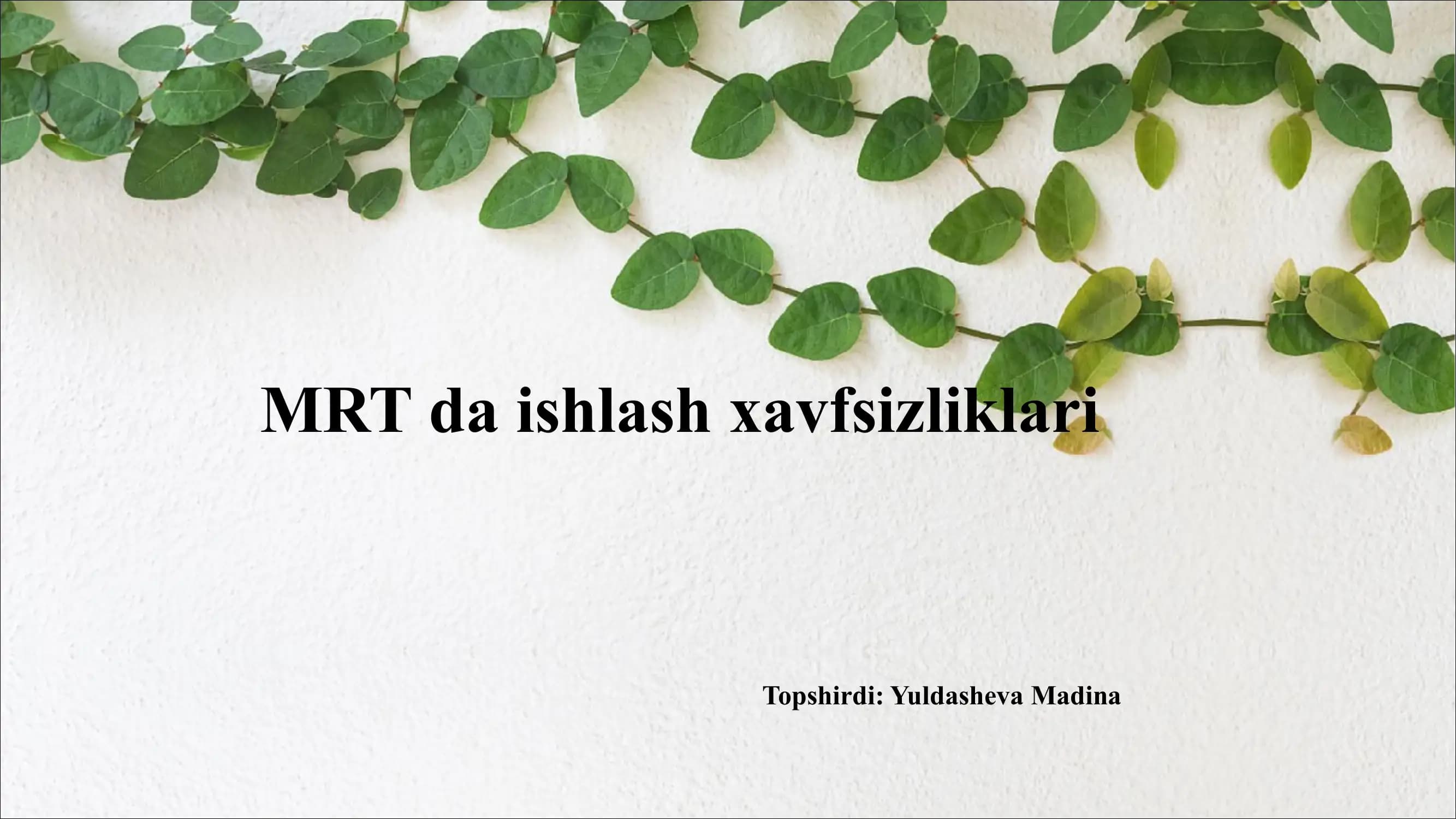 Magnit-rezonans tomografiya (MRT)