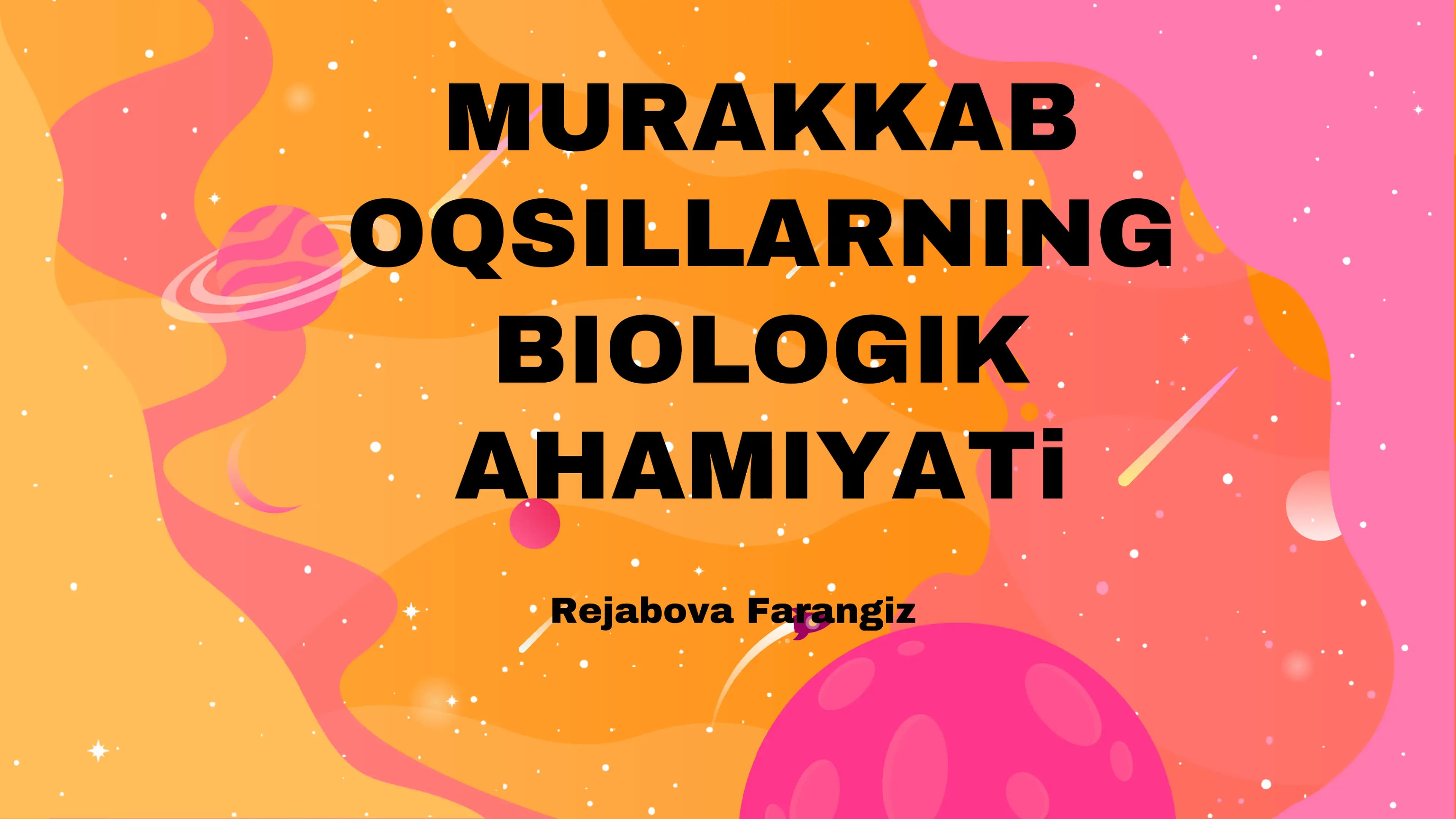 Murakkab oqsillarning biologik ahamiyati
