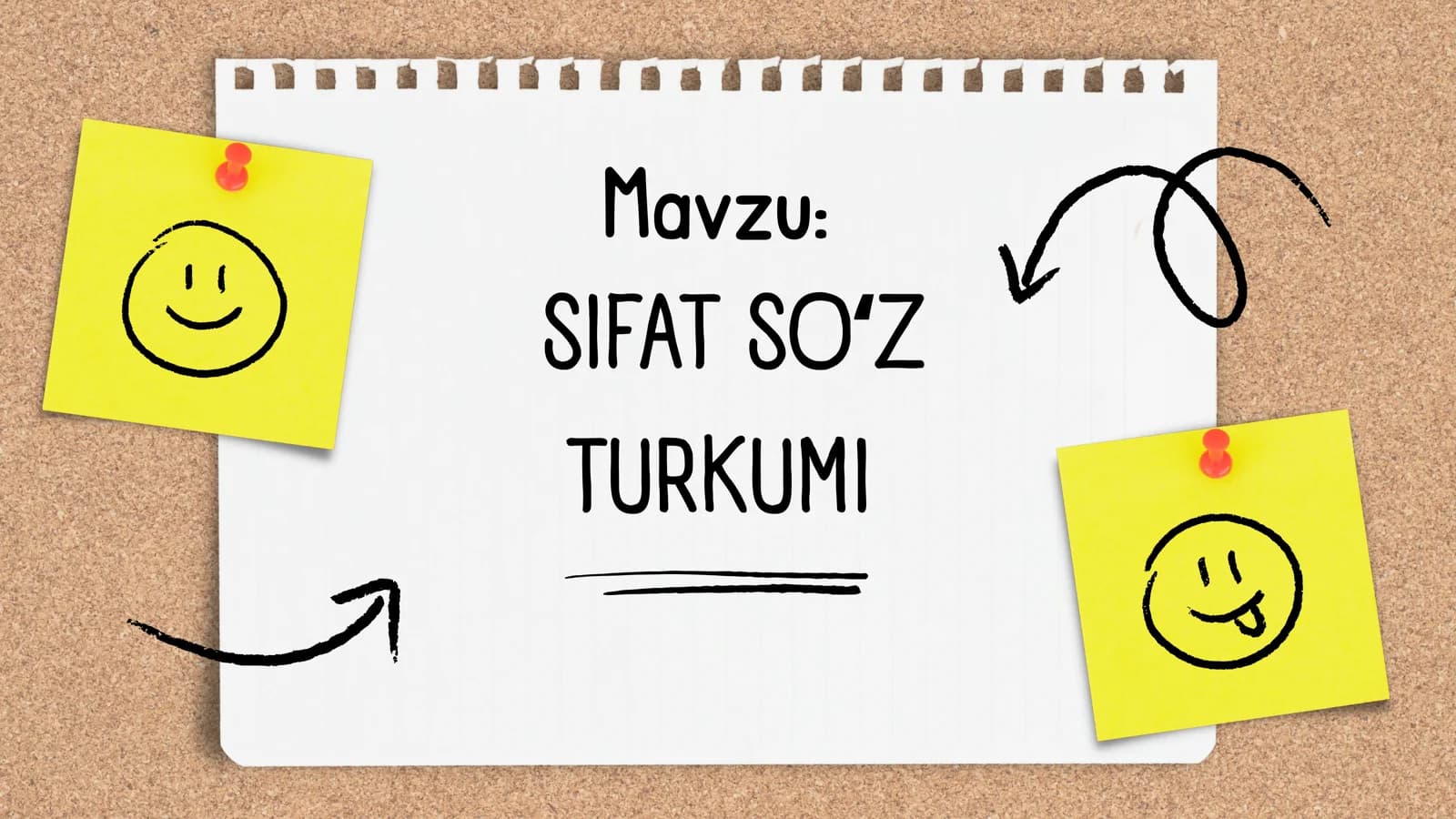 SIFAT SOʻZ TURKUMI