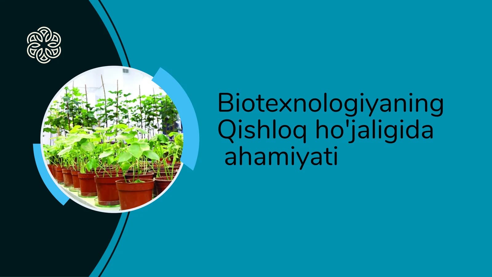 Biotexnologiyaning Qishloqho'jaligida ahamiyati