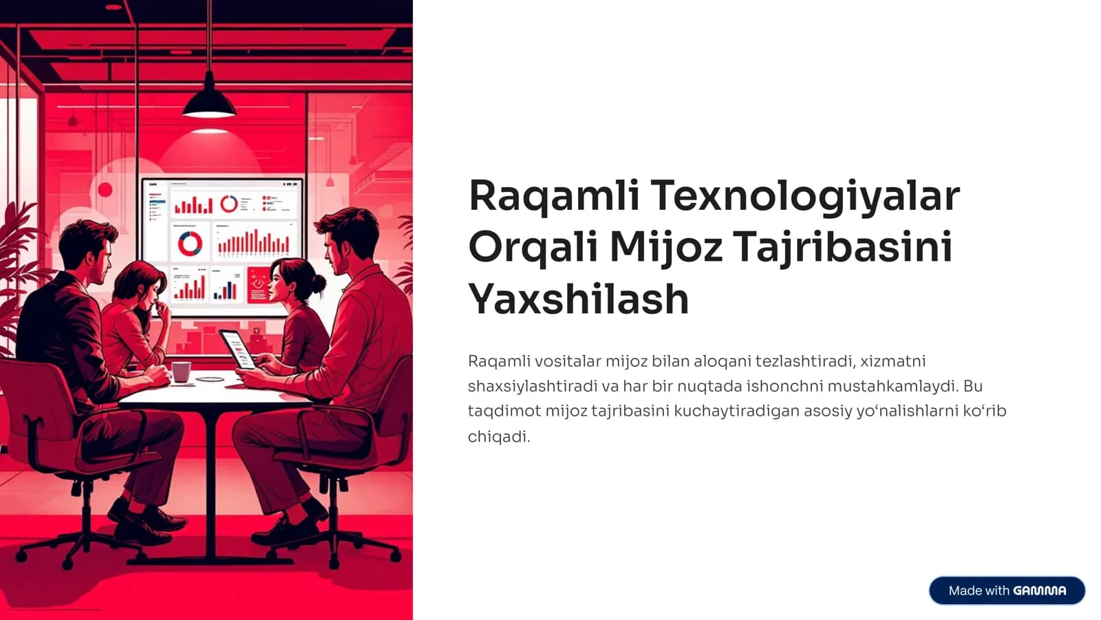 Raqamli Texnologiyalar Orqali Mijoz Tajribasini Yaxshilash