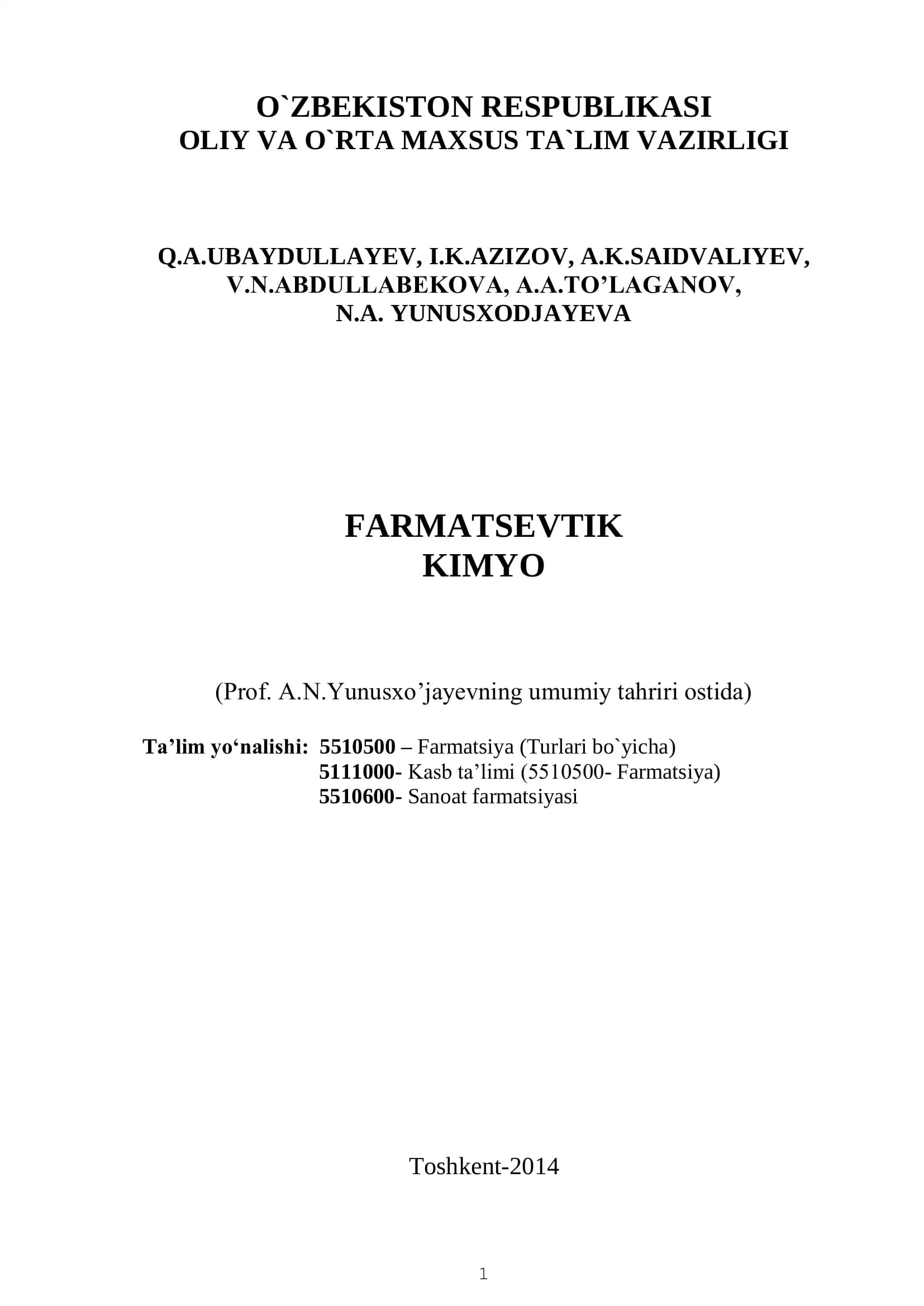 Farmatsevtik kimyo