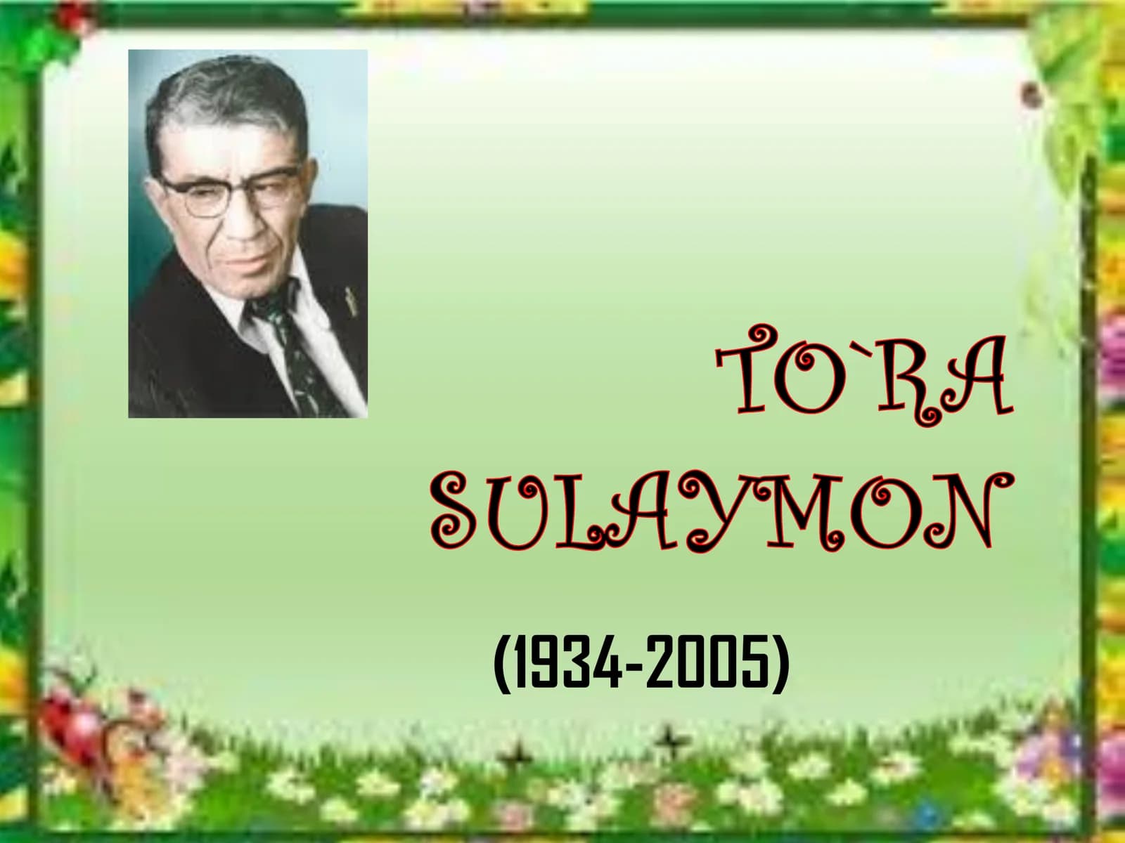To‘ra Sulaymon