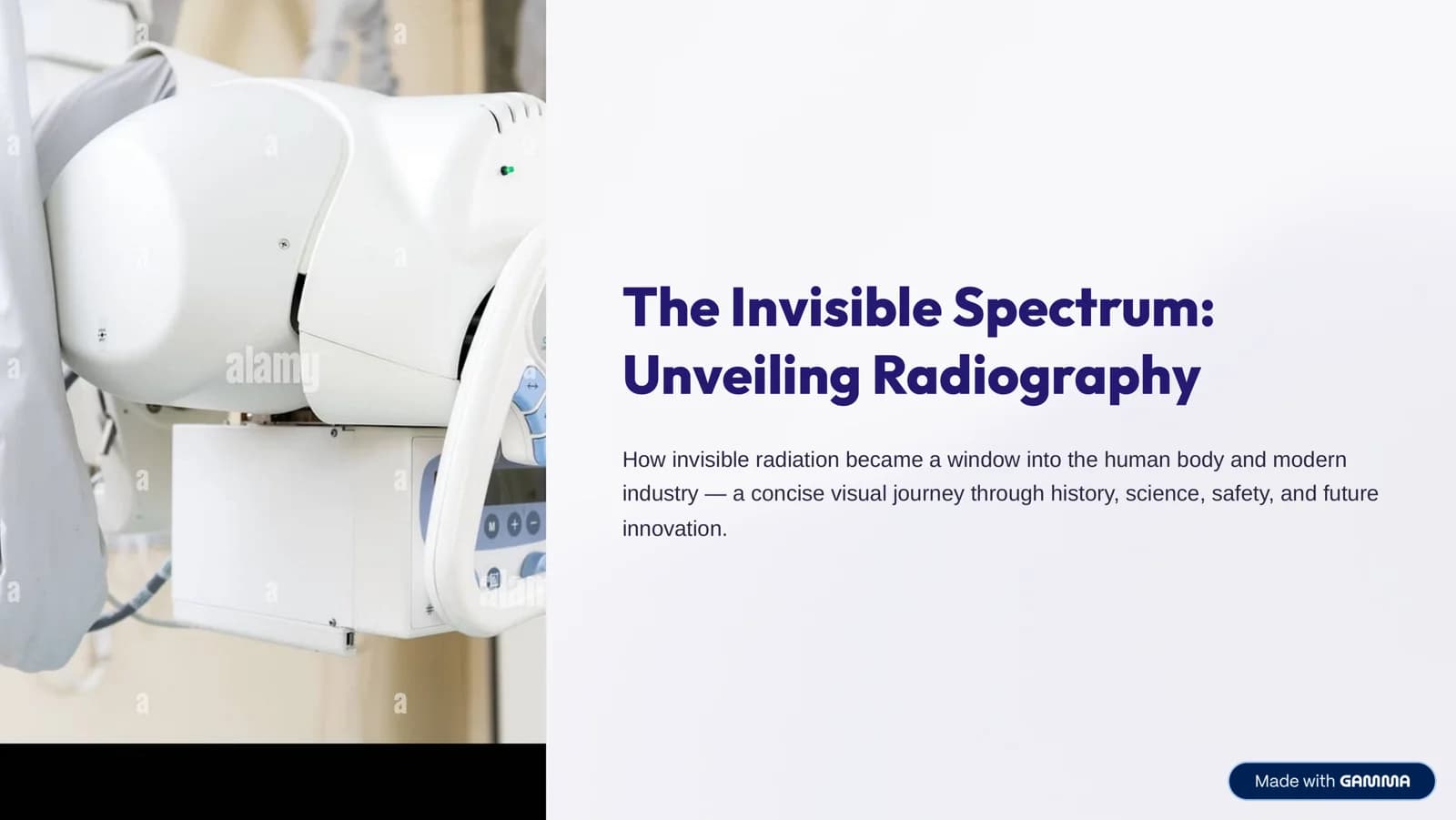 The Invisible Spectrum: Unveiling Radiography