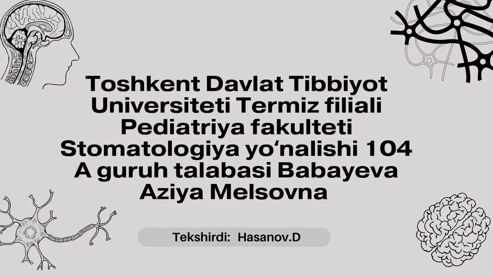 Koʻkrak va qorin aortasi:Asosiy tarmoqlari,ichki aʼzolarni qon bilan taʼminlanishi