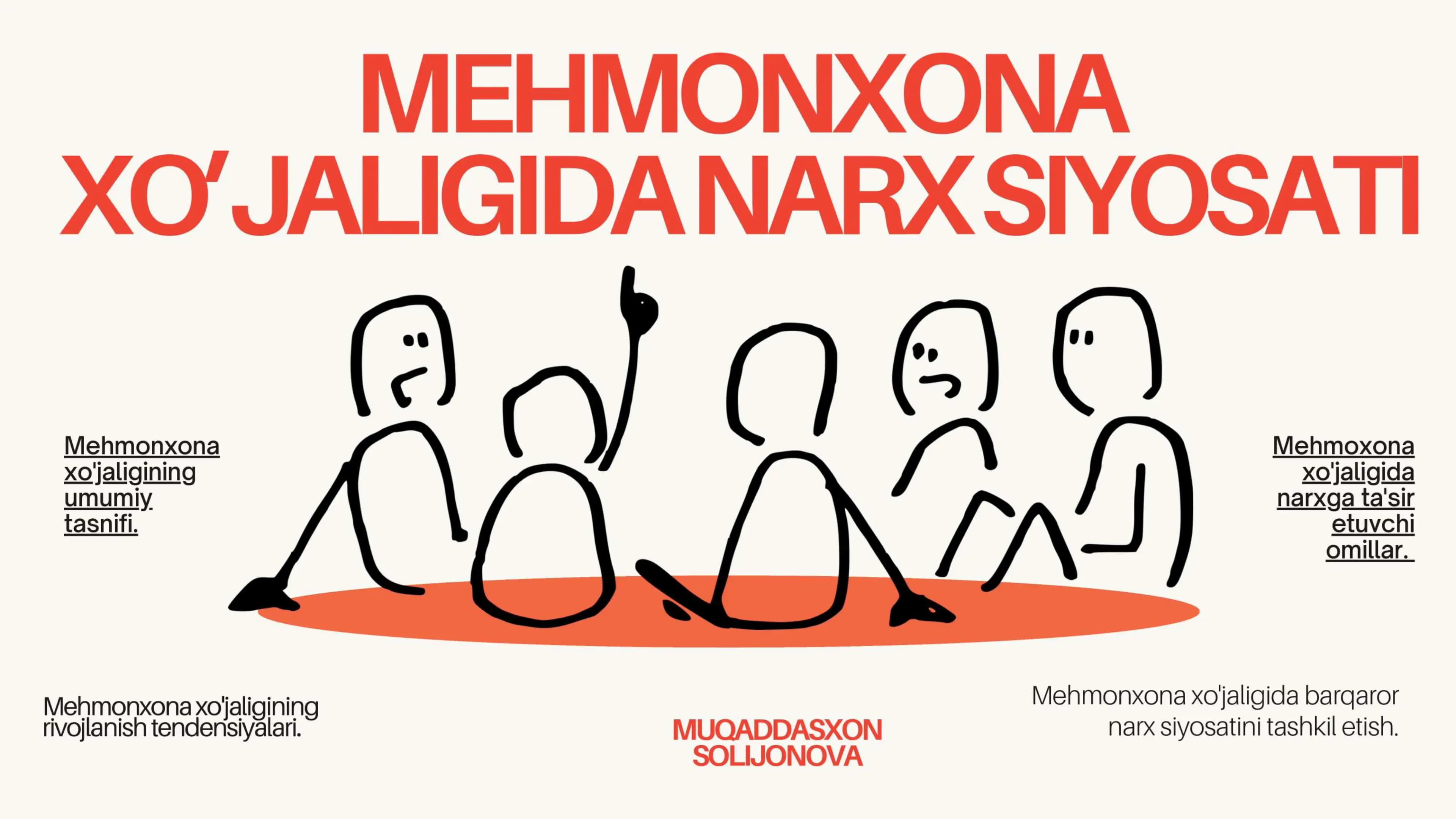 Mehmonxona xoʻjaligida narx siyosati