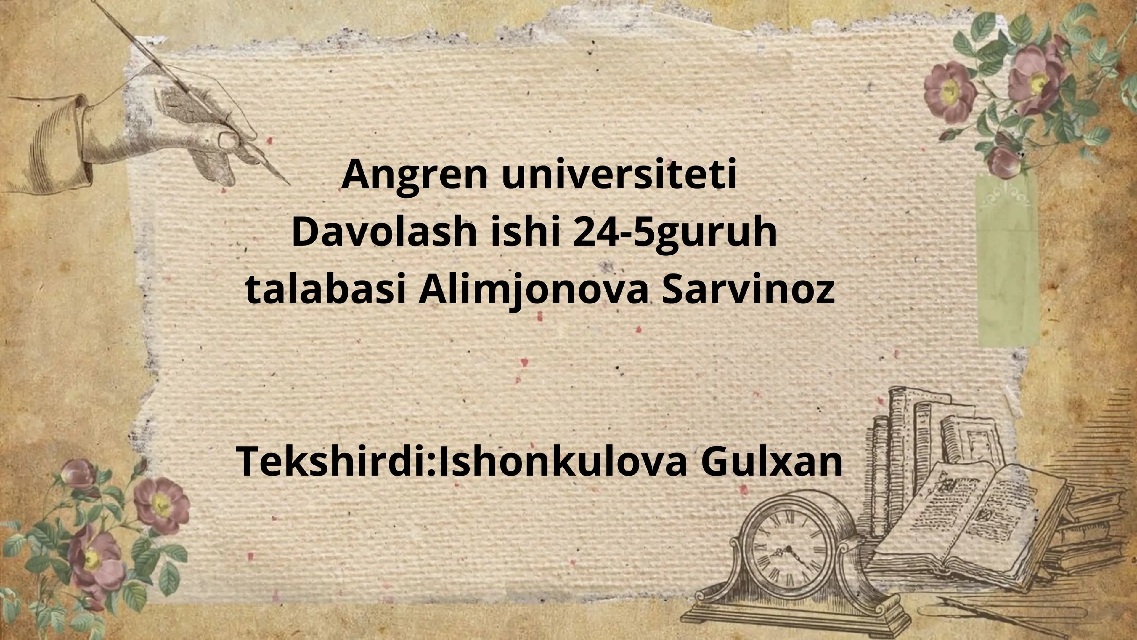 Shifokor va bemor munosabatining psixologik xususiyatlari
