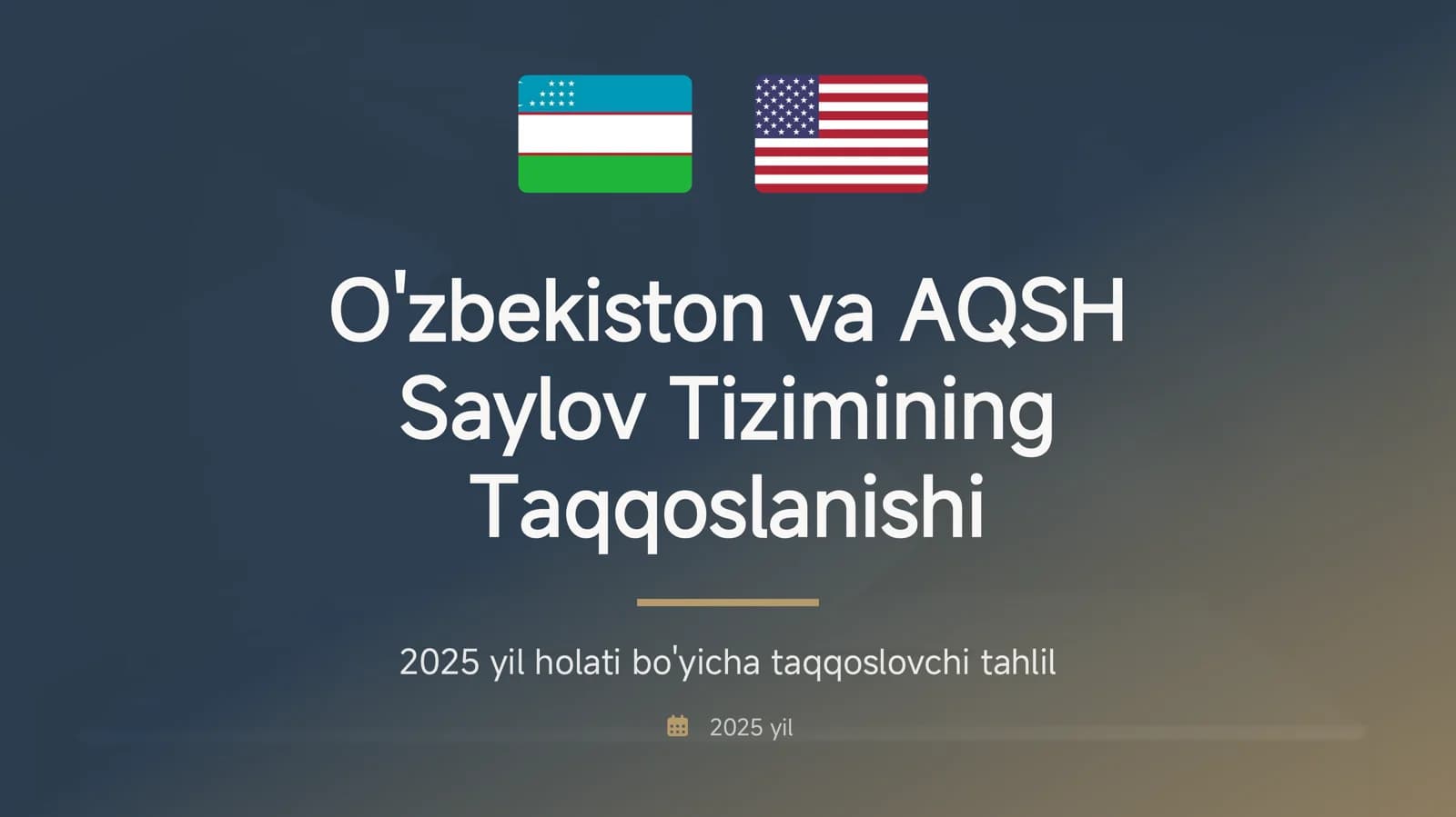 O'zbekiston va AQSH Saylov Tizimi farqli jihatlari