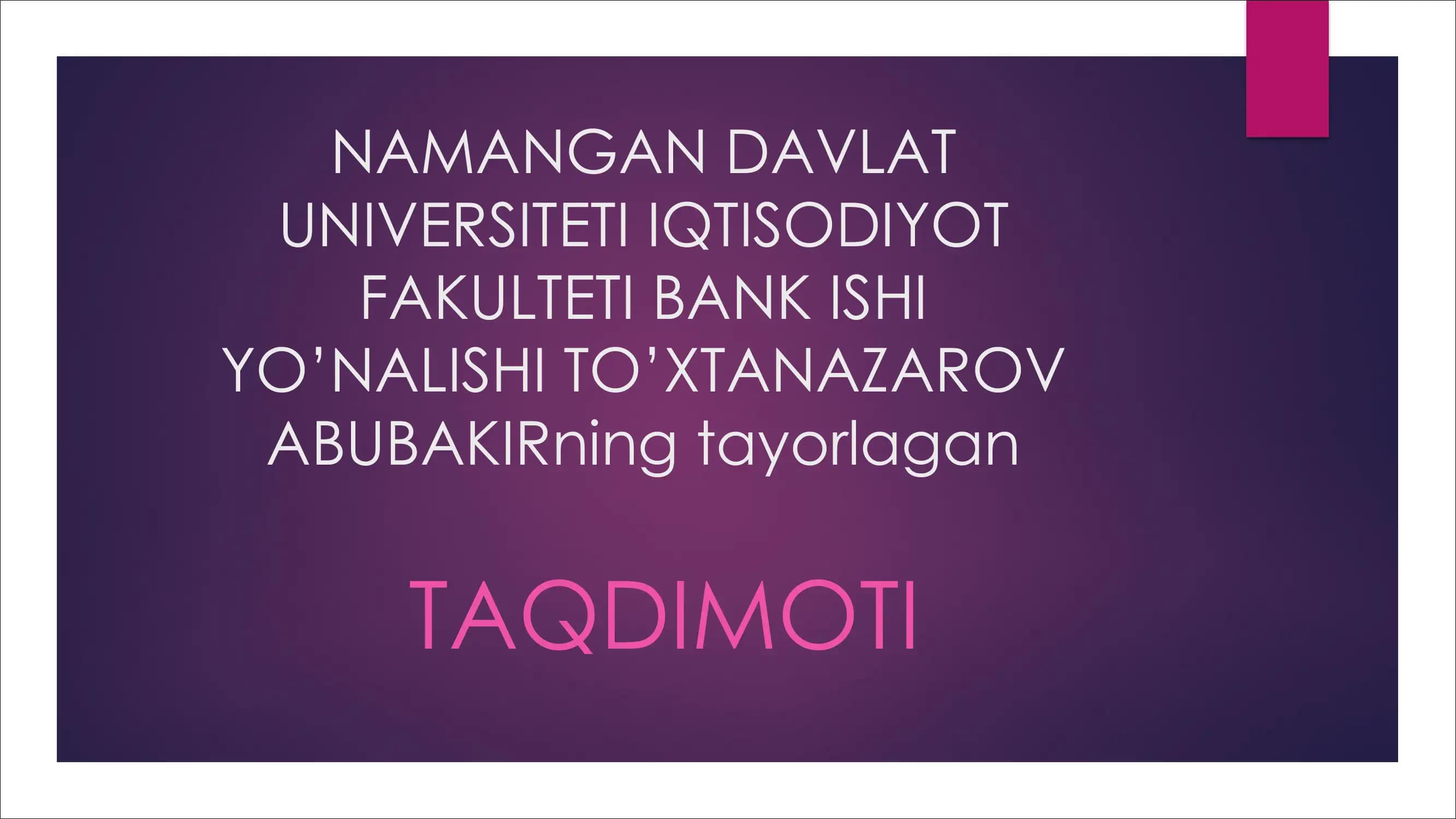 EHTIYOJLARNING MAZMUNI VA ULARNING TURKUMLANISHI