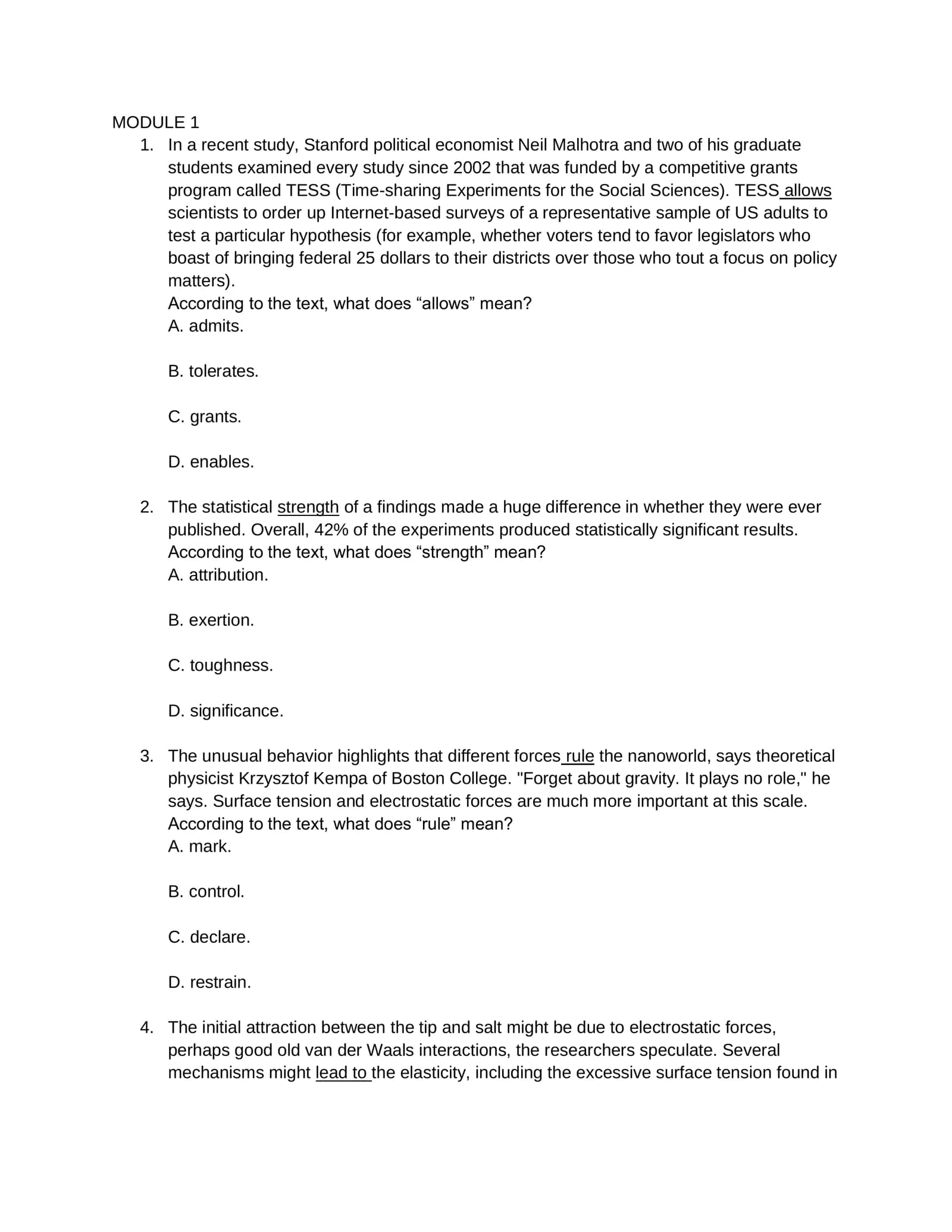 TESS (Time-sharing Experiments for the Social Sciences)