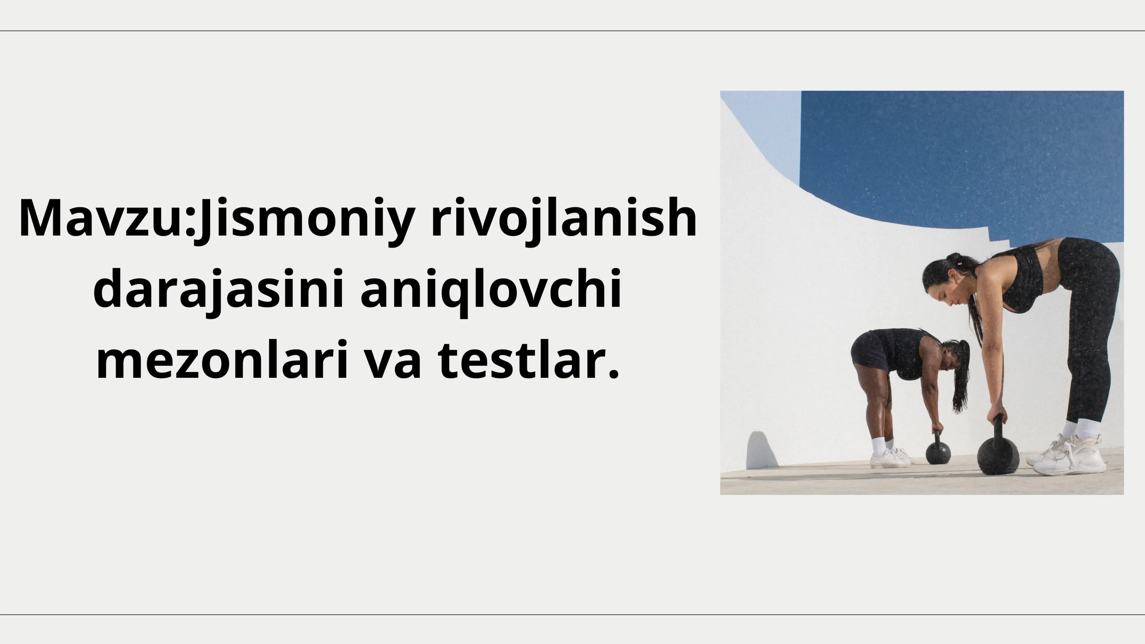 Jismoniy rivojlanish