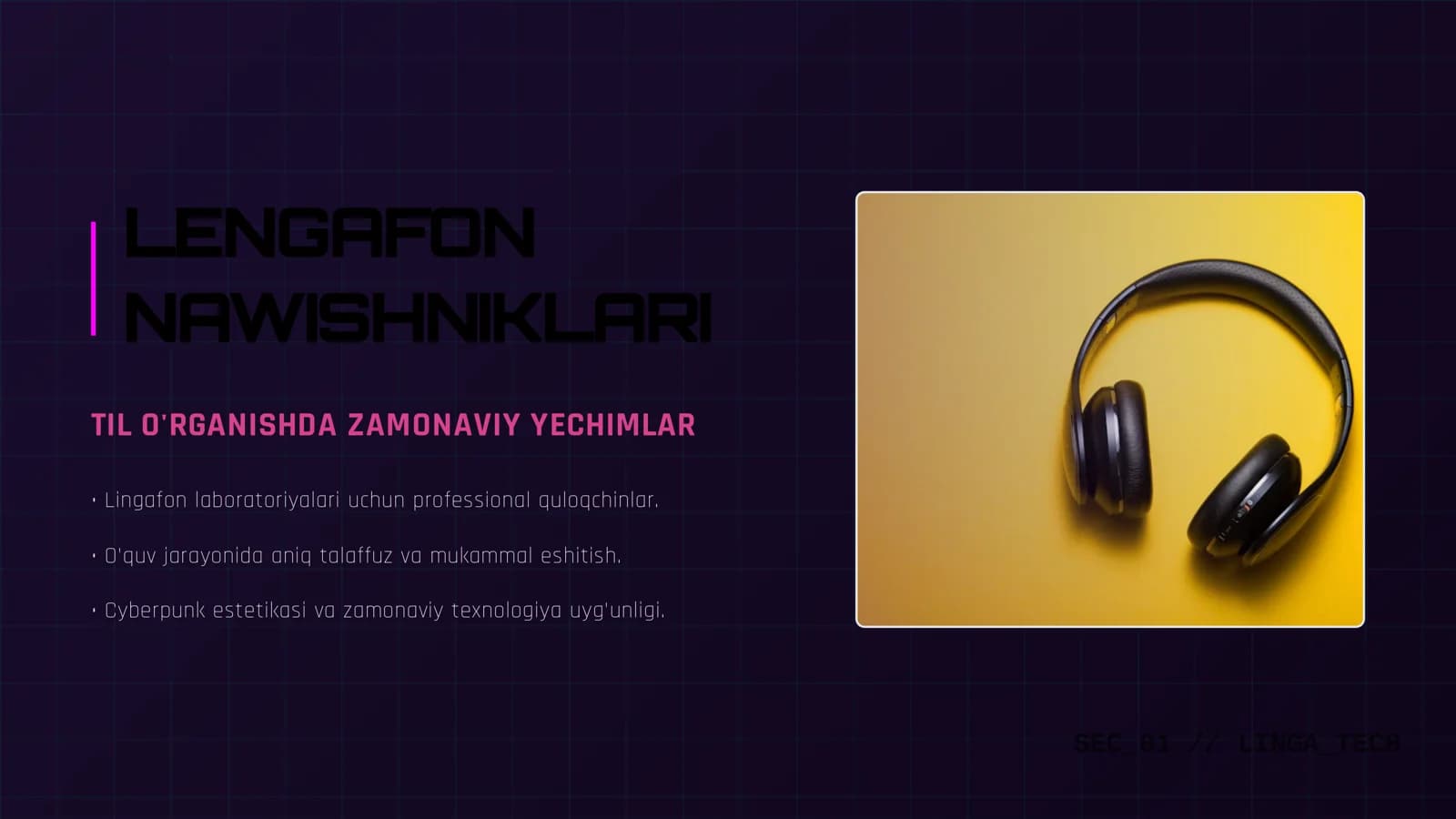 Lingafon nawishniklari slayt