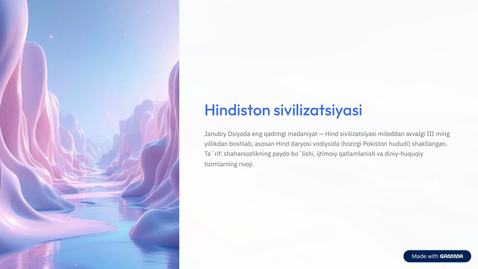 Hindiston sivilizatsiyasi