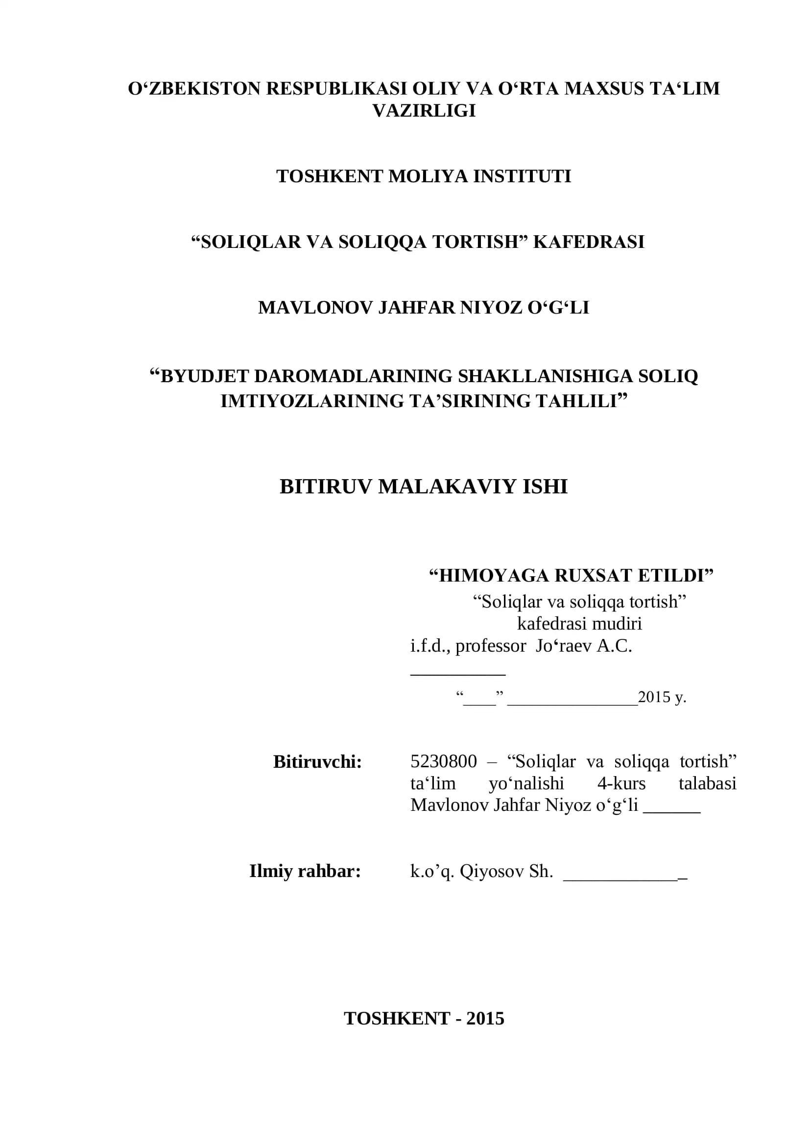 SOLIQLAR VA SOLIQQA TORTISH
