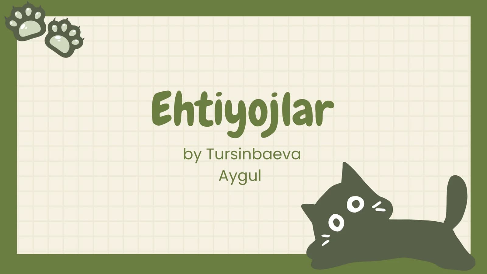 Ehtiyojlar