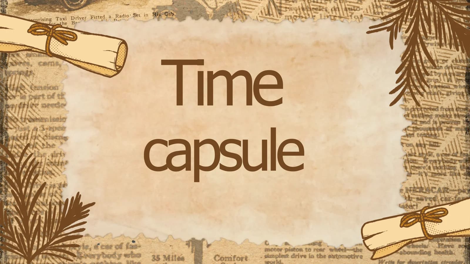 time capsule