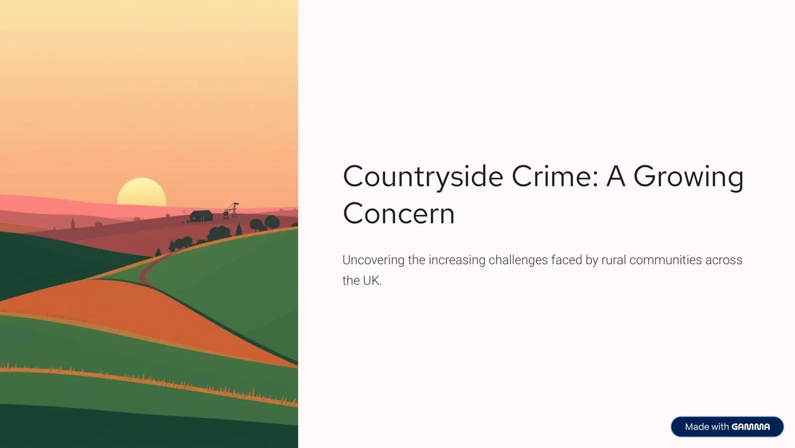 Countryside Crime: A Growing Concern