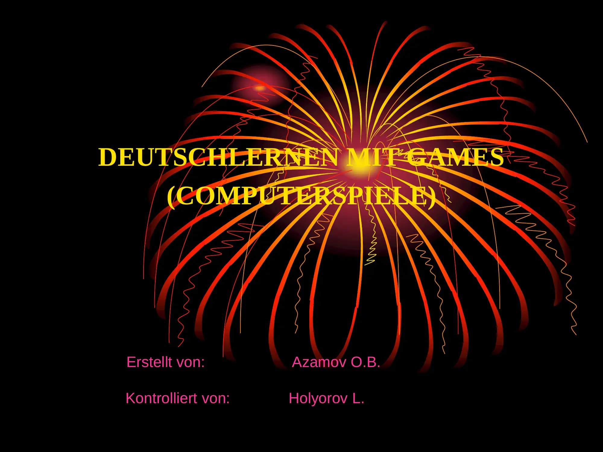 DEUTSCHLERNEN MIT GAMES