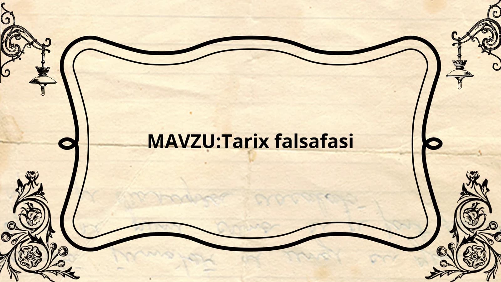 Tarix falsafasi