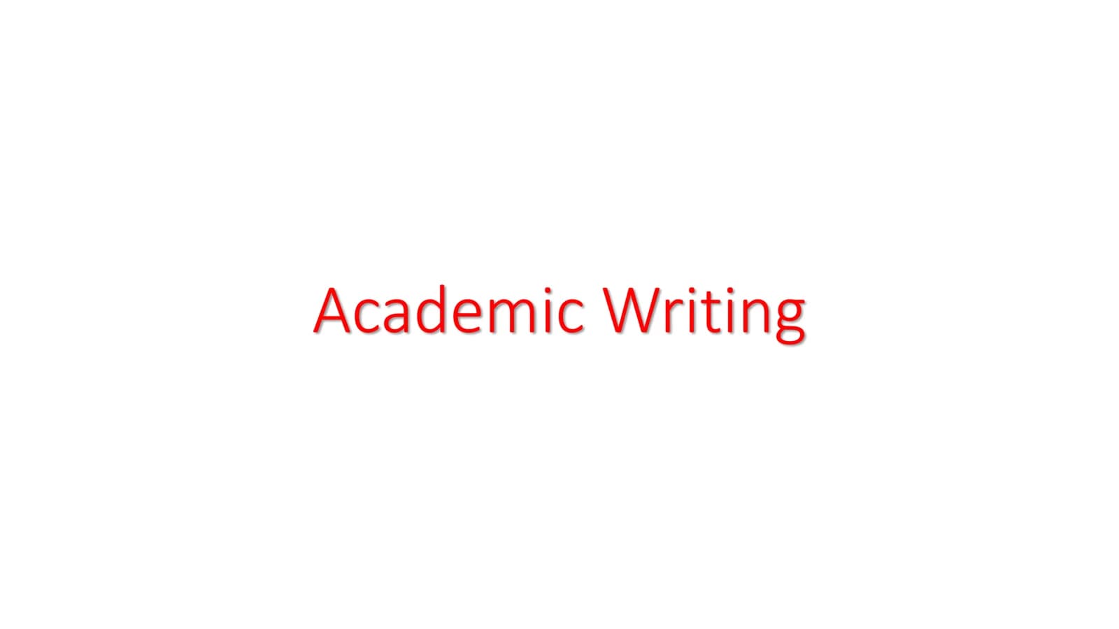 Akademik yozuv