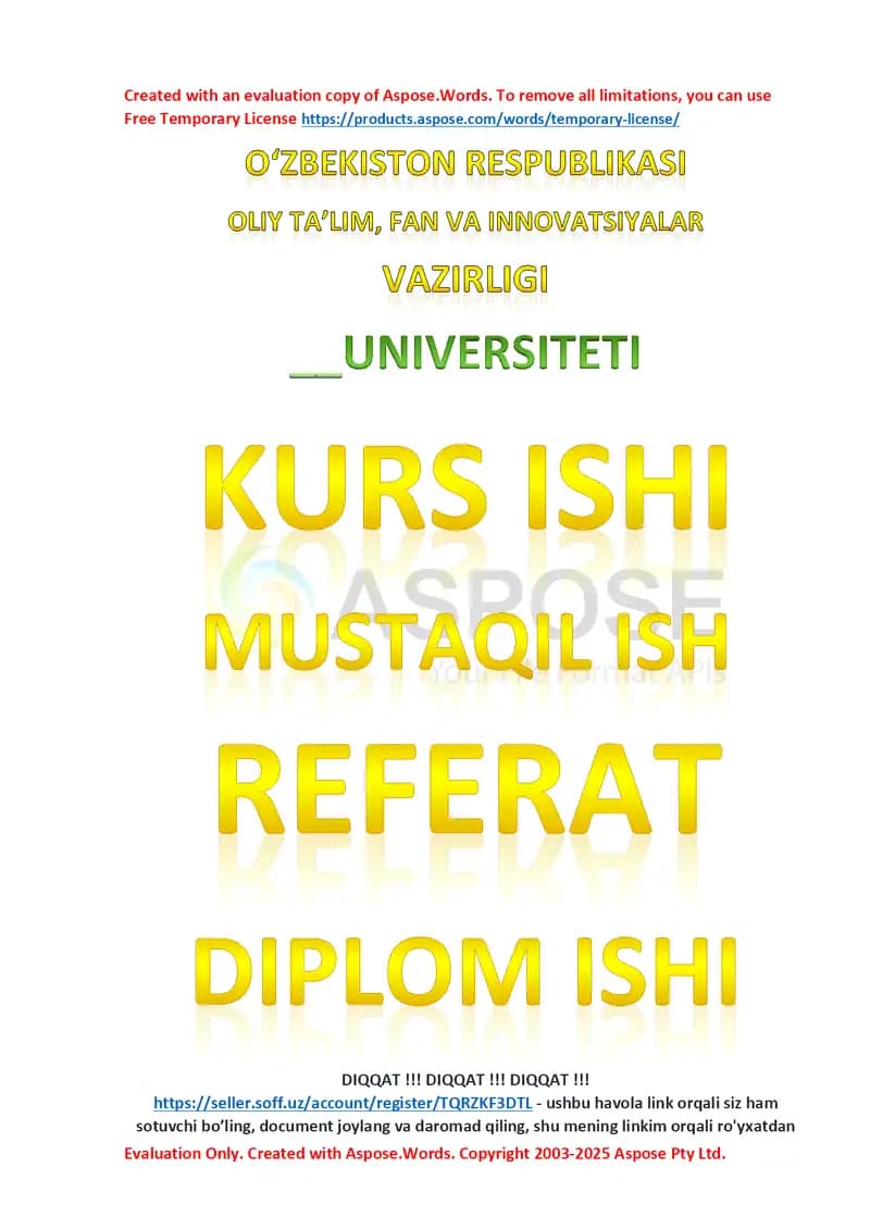 Qurilish mahsulotining tannarxi