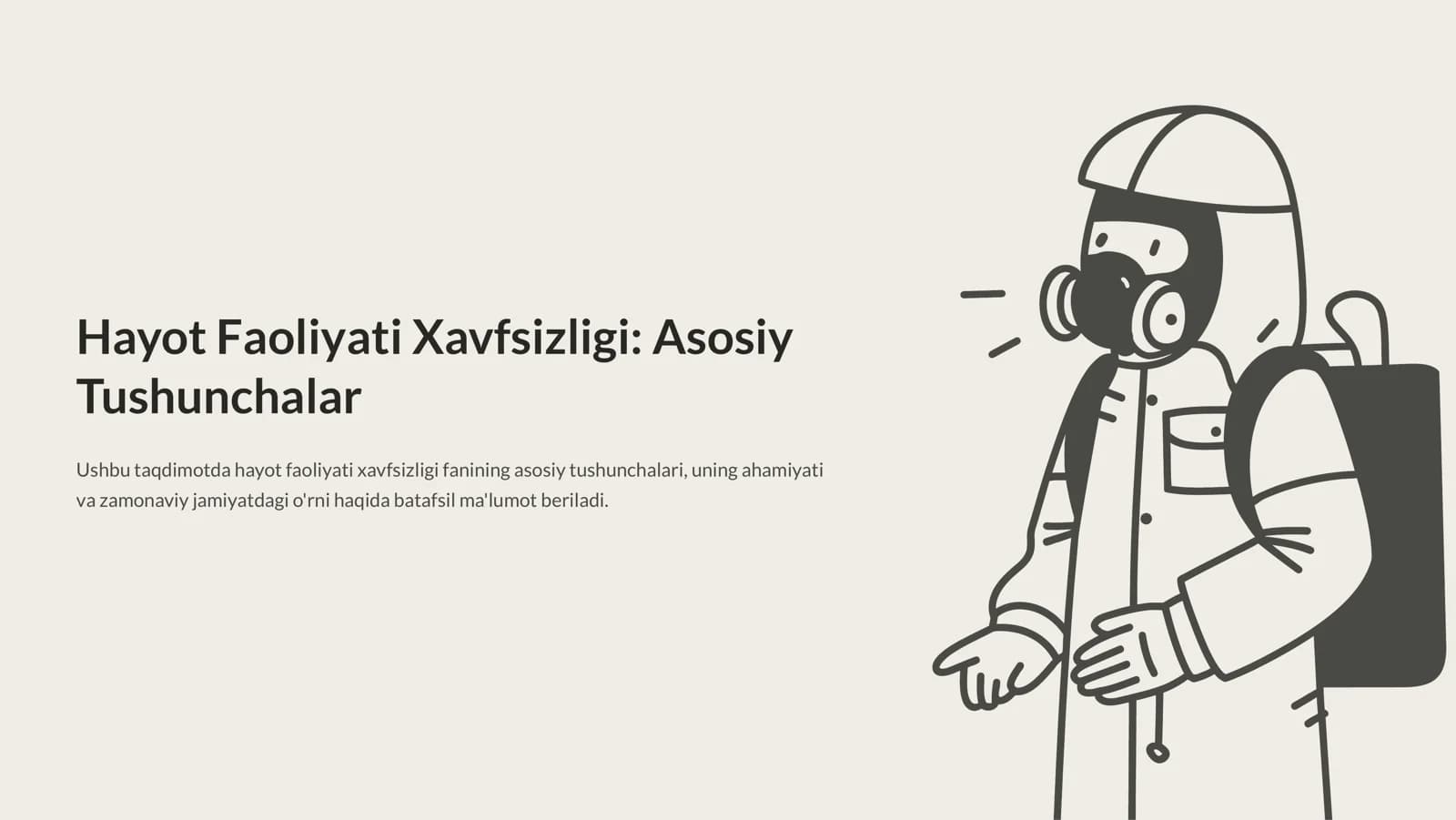 Hayot Faoliyati Xavfsizligi