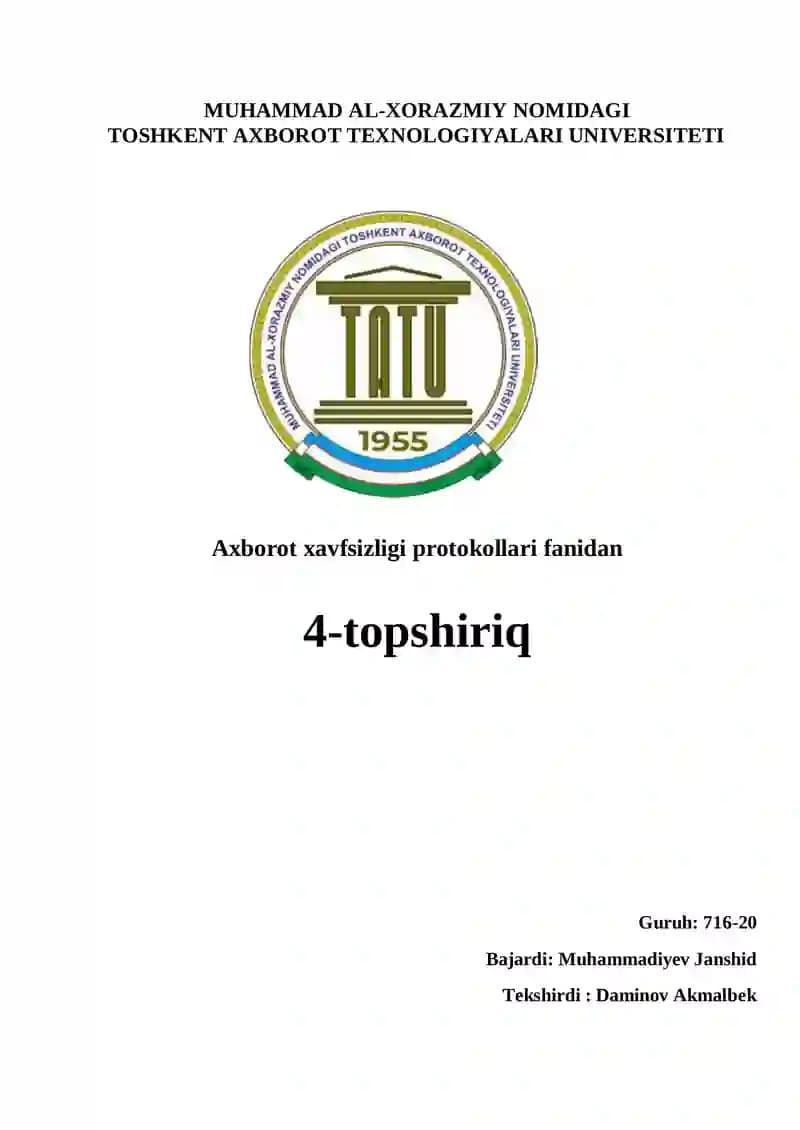 Wireshark ilovasi yordamida SSL paketini tahlili