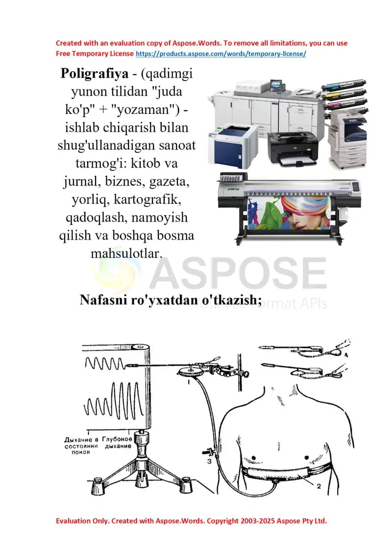 Tibbiy diagnostika usullari (elektrodiagnostika va tomografiya texnologiyalari)