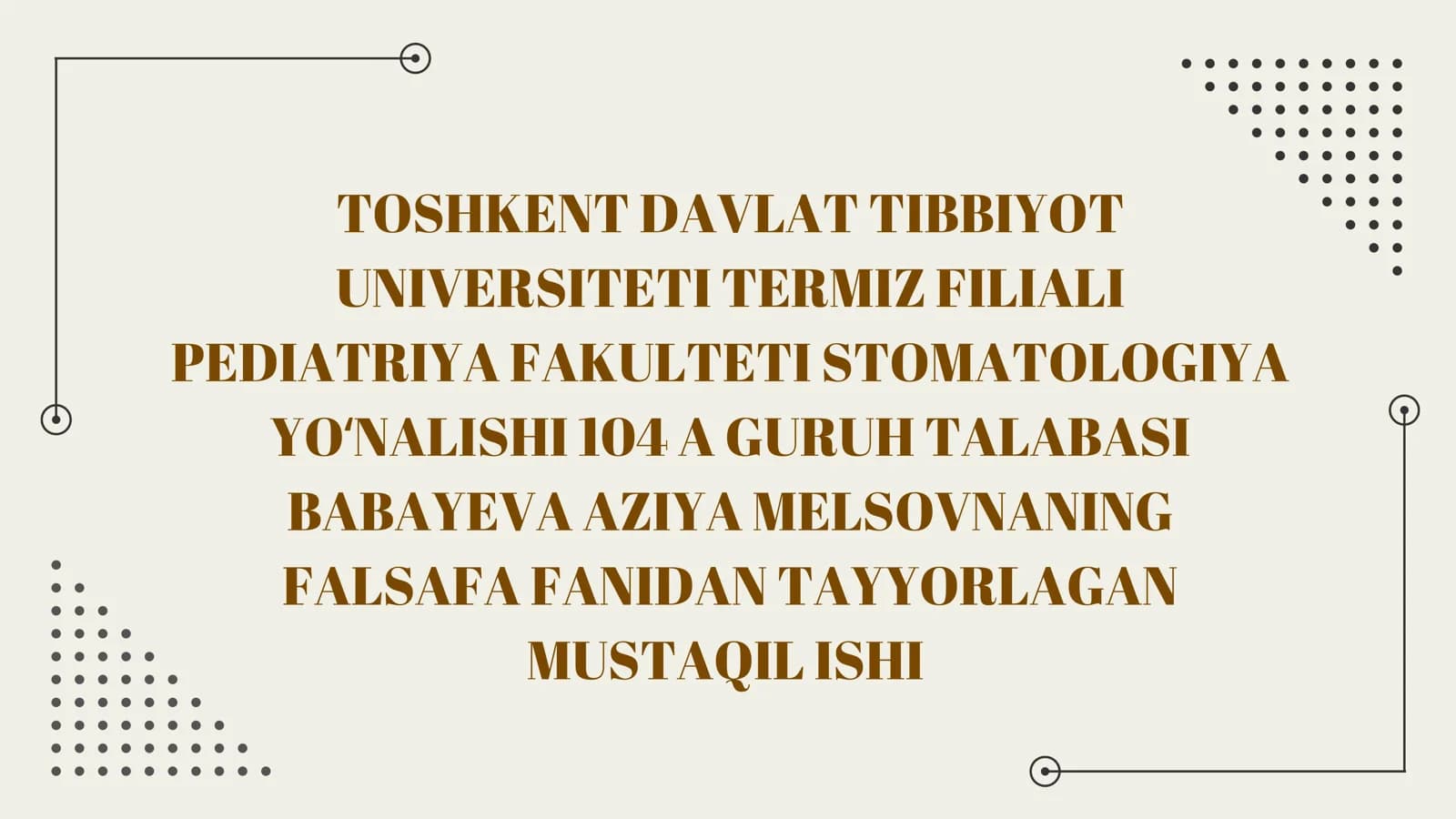 SHARQ VA G'ARB FALSAFASIDA INSON MASALASI. AXLOQNING UMINSONIY, MINTAQAVIY VA MILLIY XUSUSIYATLARI.TABIATN O'RGANISHGA OID QARASHLAR TARIXI. RIM KLUBI FAOLIYATINING FALSAFIY TAHLI