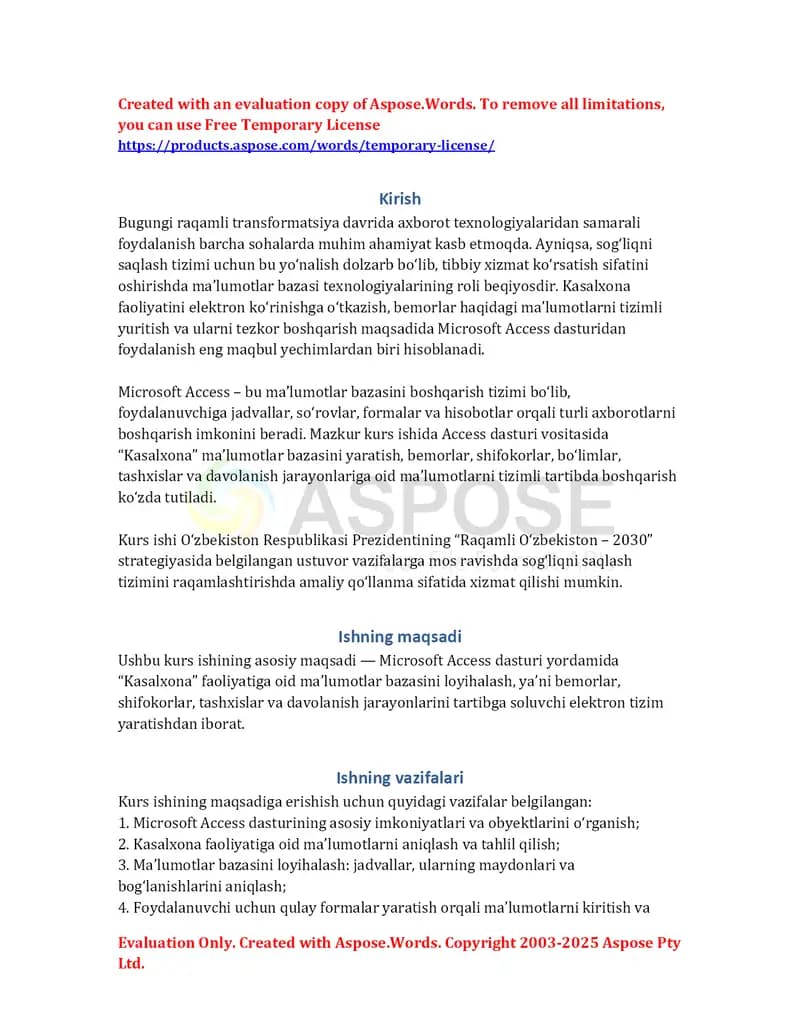 Microsoft Access