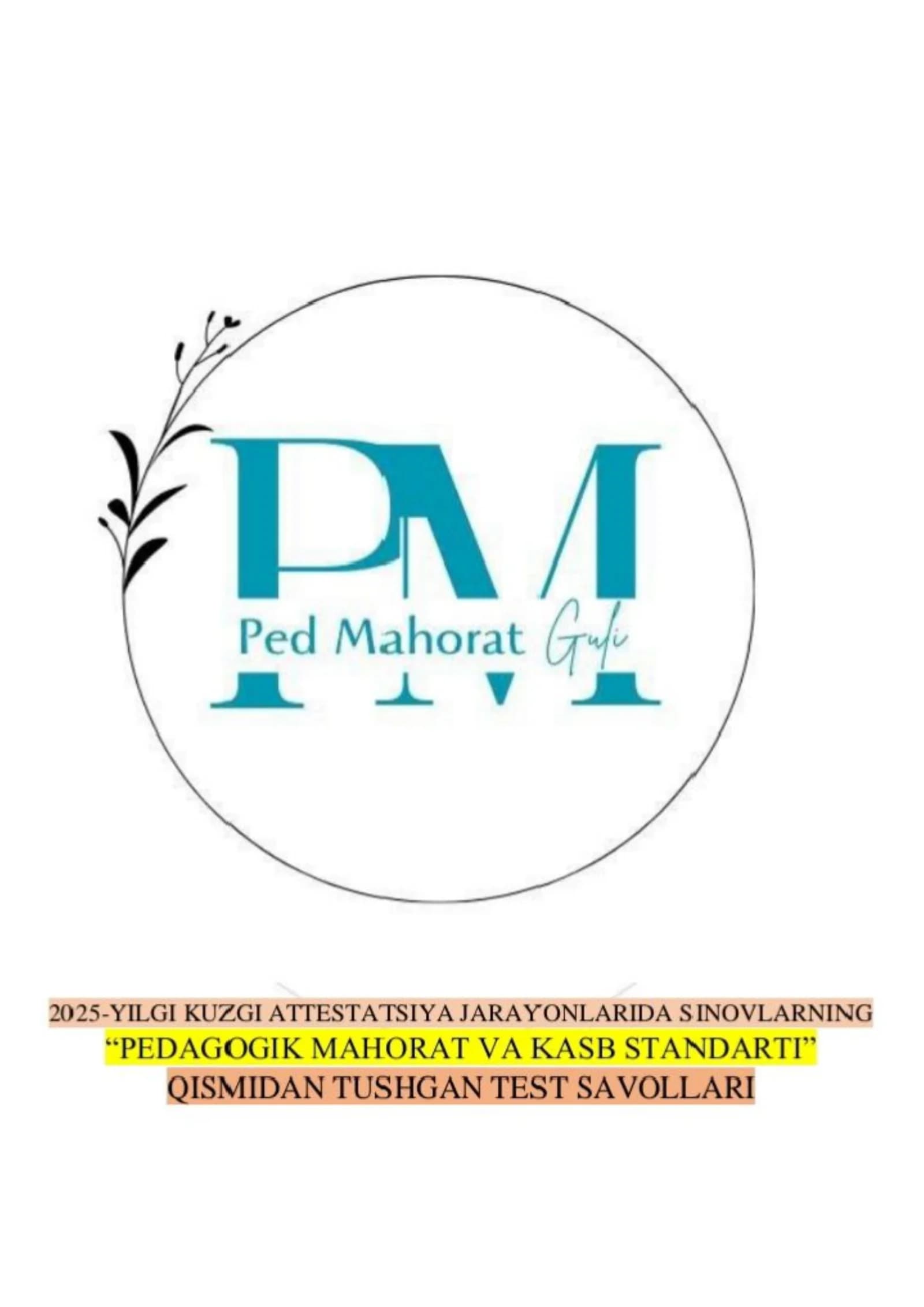 Pedagogik mahorat testi