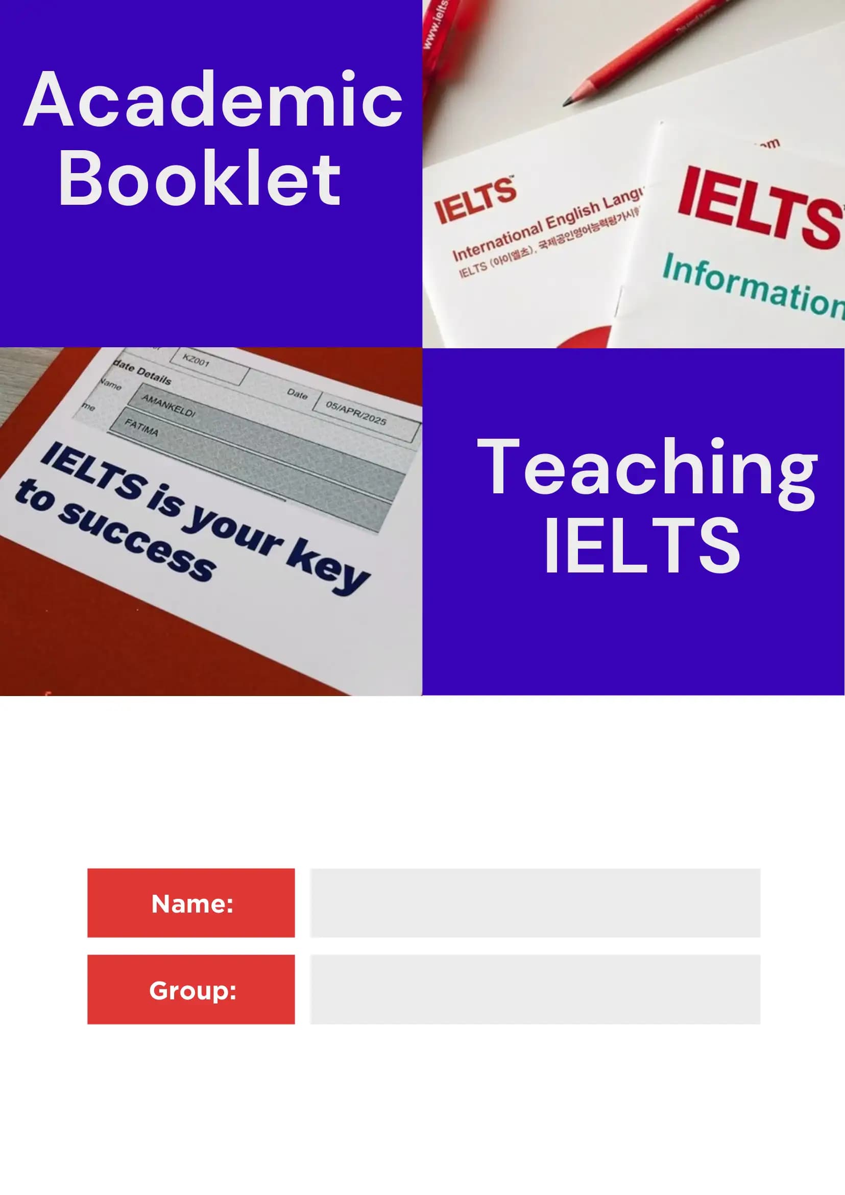 Academic Booklet: teaching IELTS