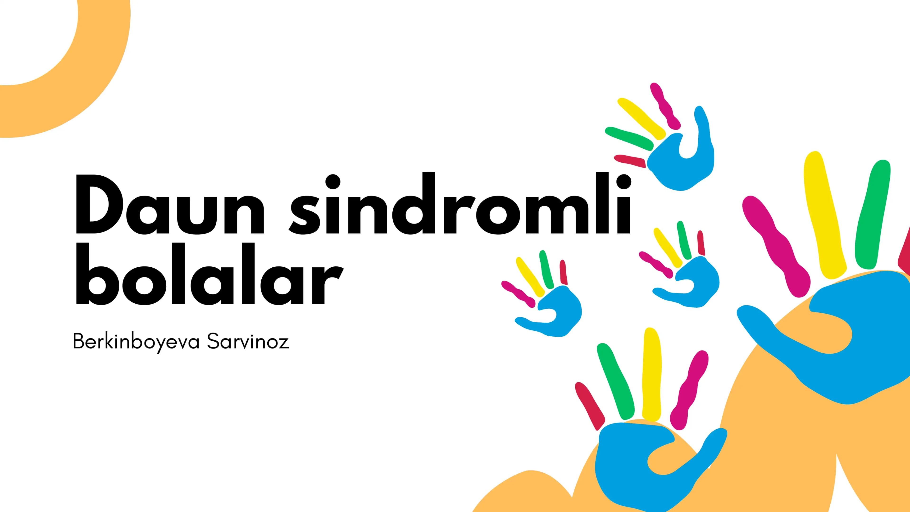 Daun sindromli bolalar