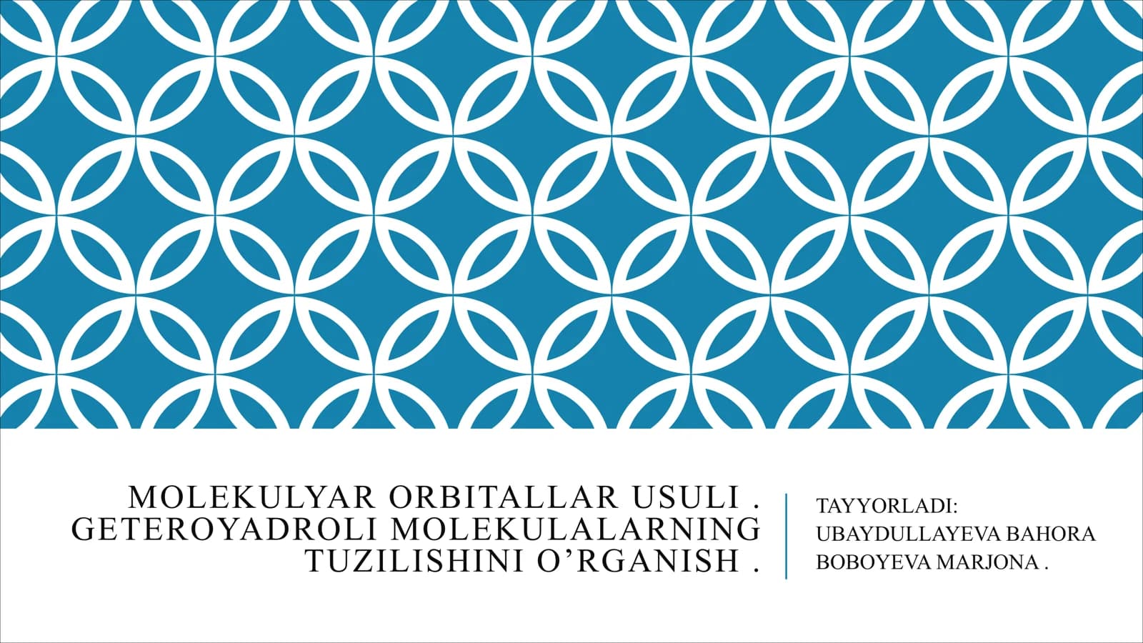 Molekulyar orbitallar usuli