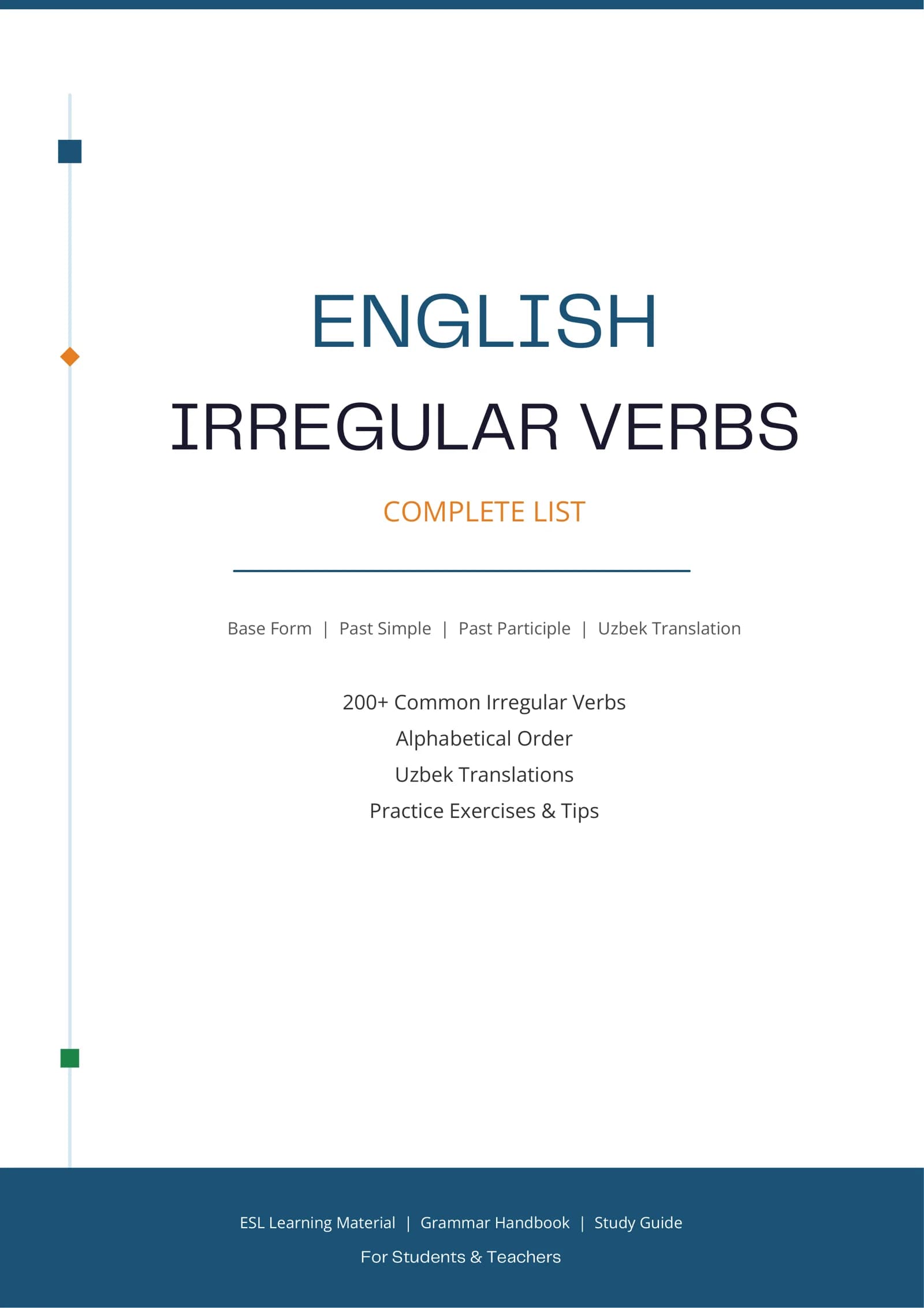 Irregular Verbs